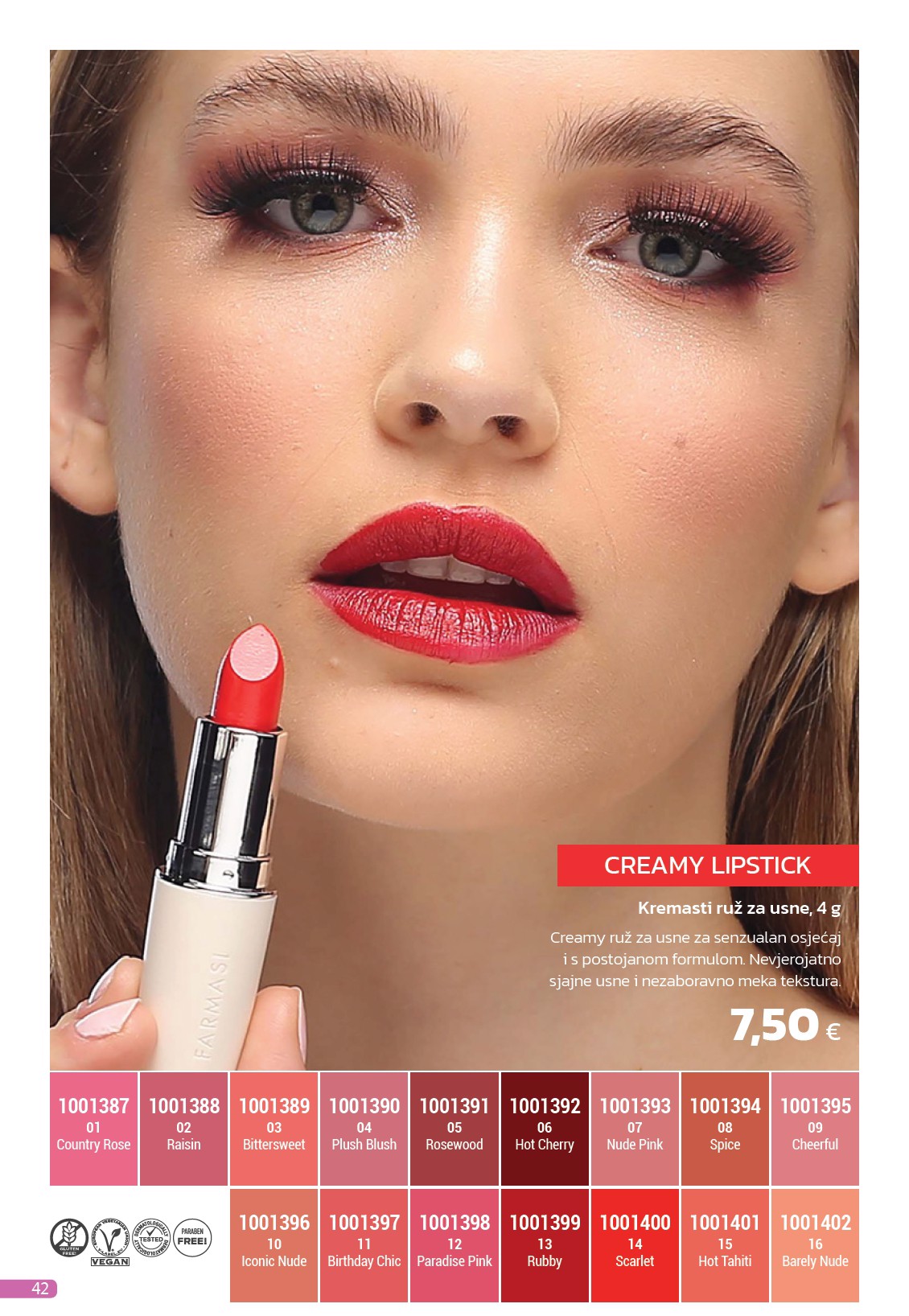 farmasi - Farmasi katalog vrijedi od 01.05. do 31.05. - page: 42 farmasi - Farmasi katalog vrijedi od 01.05. do 31.05. - page: 42