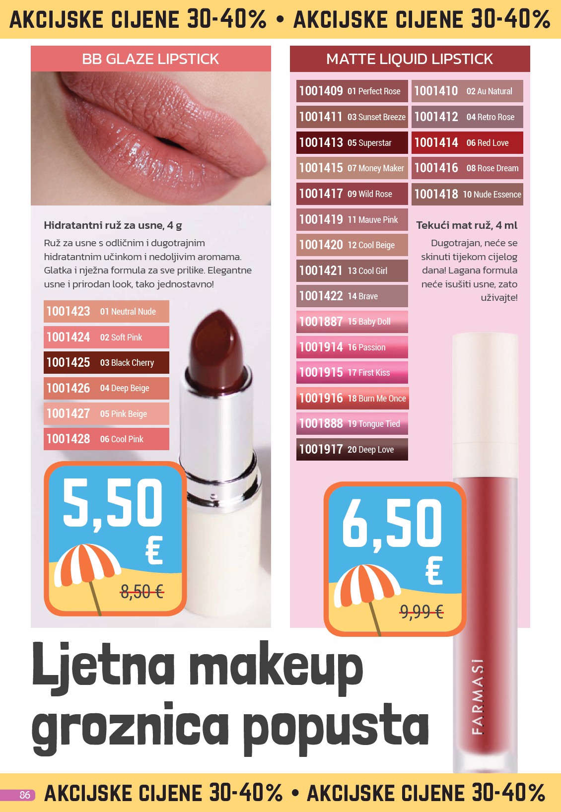 farmasi - Prelistajte katalog Farmasi, vrijedi od 01.07. do 31.07. - page: 86