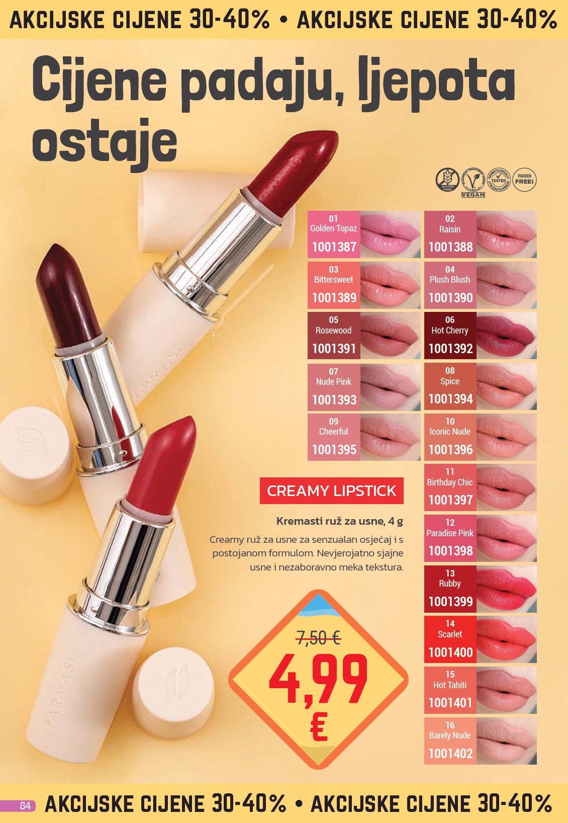 farmasi - Prelistajte katalog Farmasi, vrijedi od 01.07. do 31.07. - page: 84