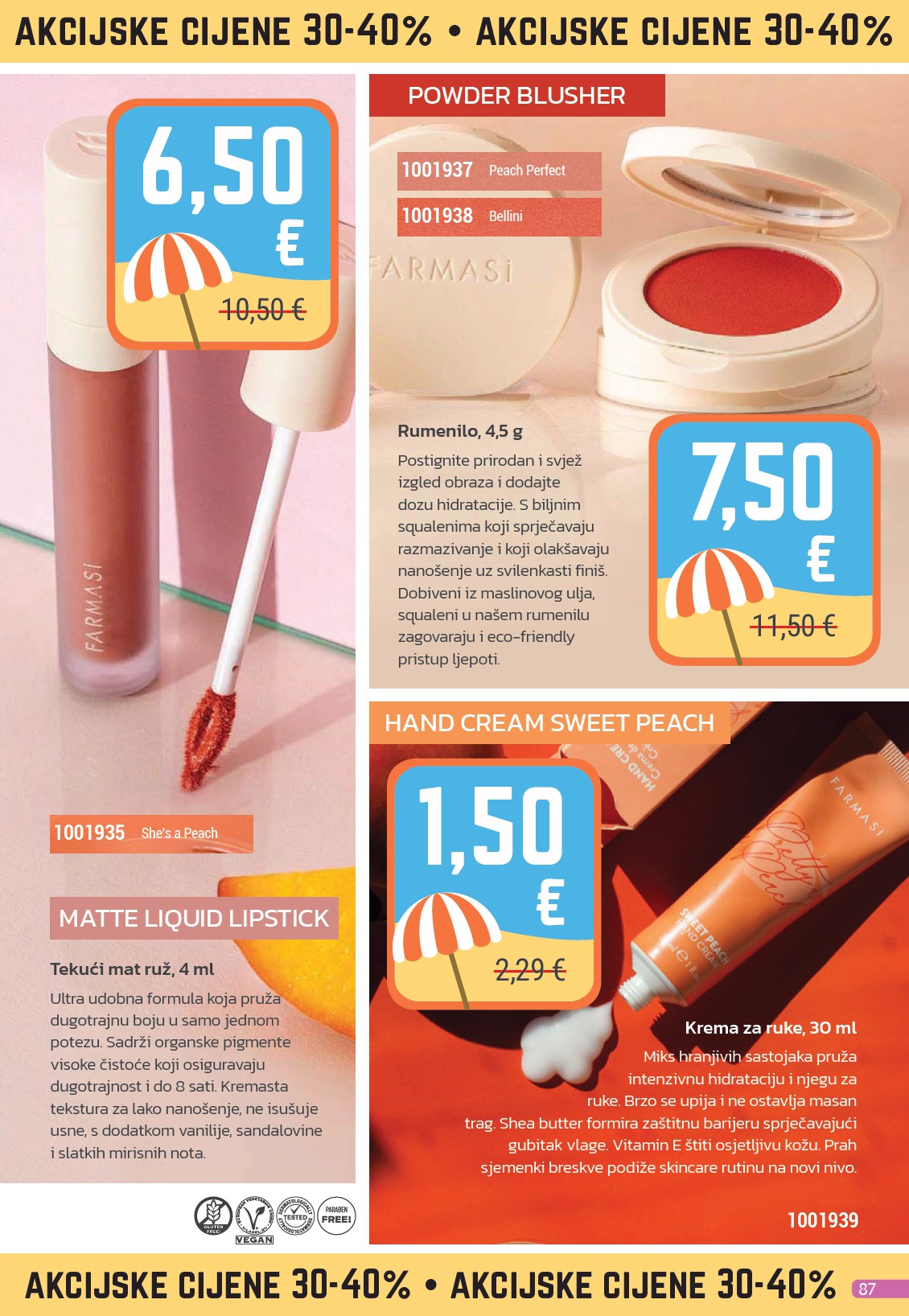 farmasi - Prelistajte katalog Farmasi, vrijedi od 01.07. do 31.07. - page: 87