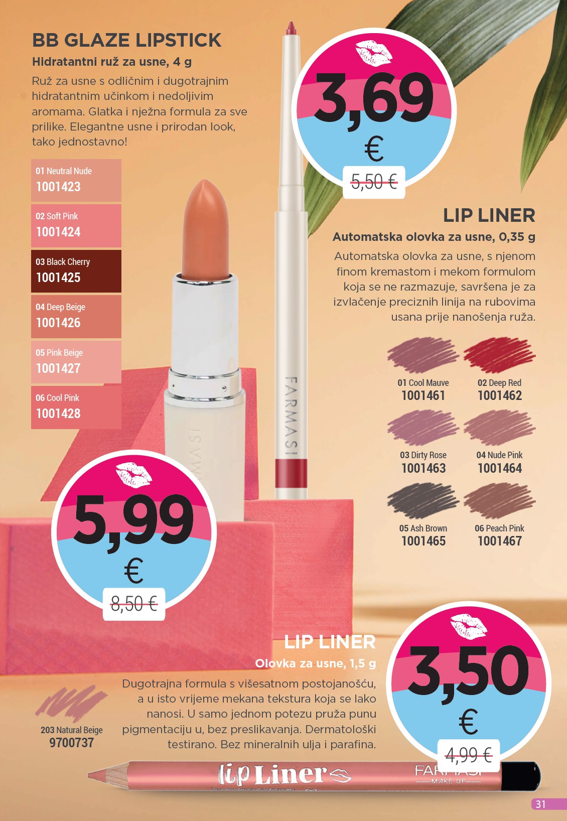 farmasi - Prelistajte katalog Farmasi, vrijedi od 01.08. do 31.08. - page: 31