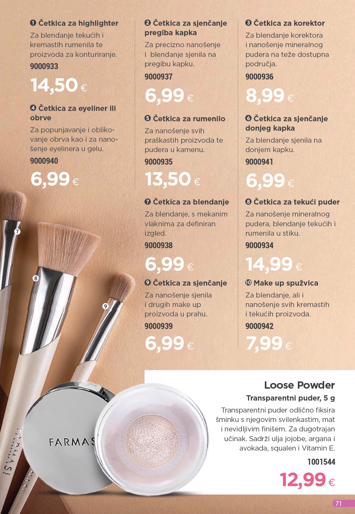 farmasi - Prelistajte katalog Farmasi, vrijedi od 01.10. do 31.10. - page: 71