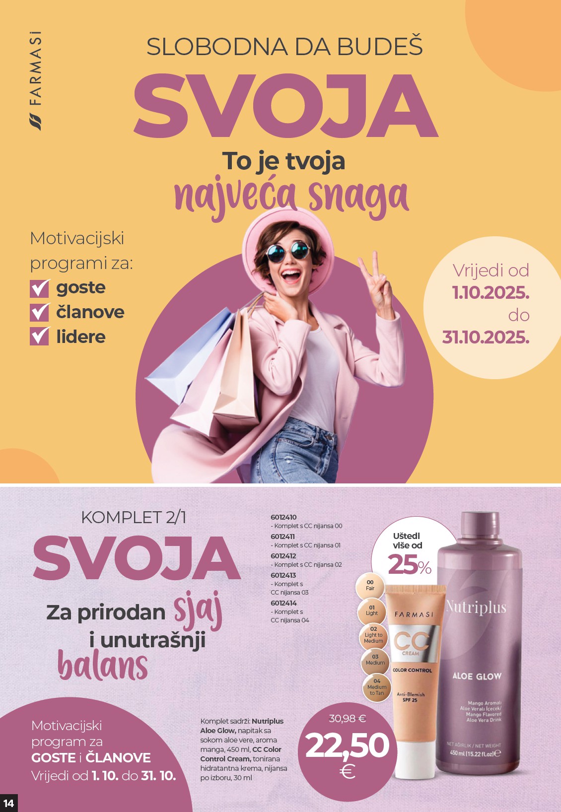 farmasi - Prelistajte katalog Farmasi - Beauty and more, vrijedi od 01.10. do 31.10. - page: 14