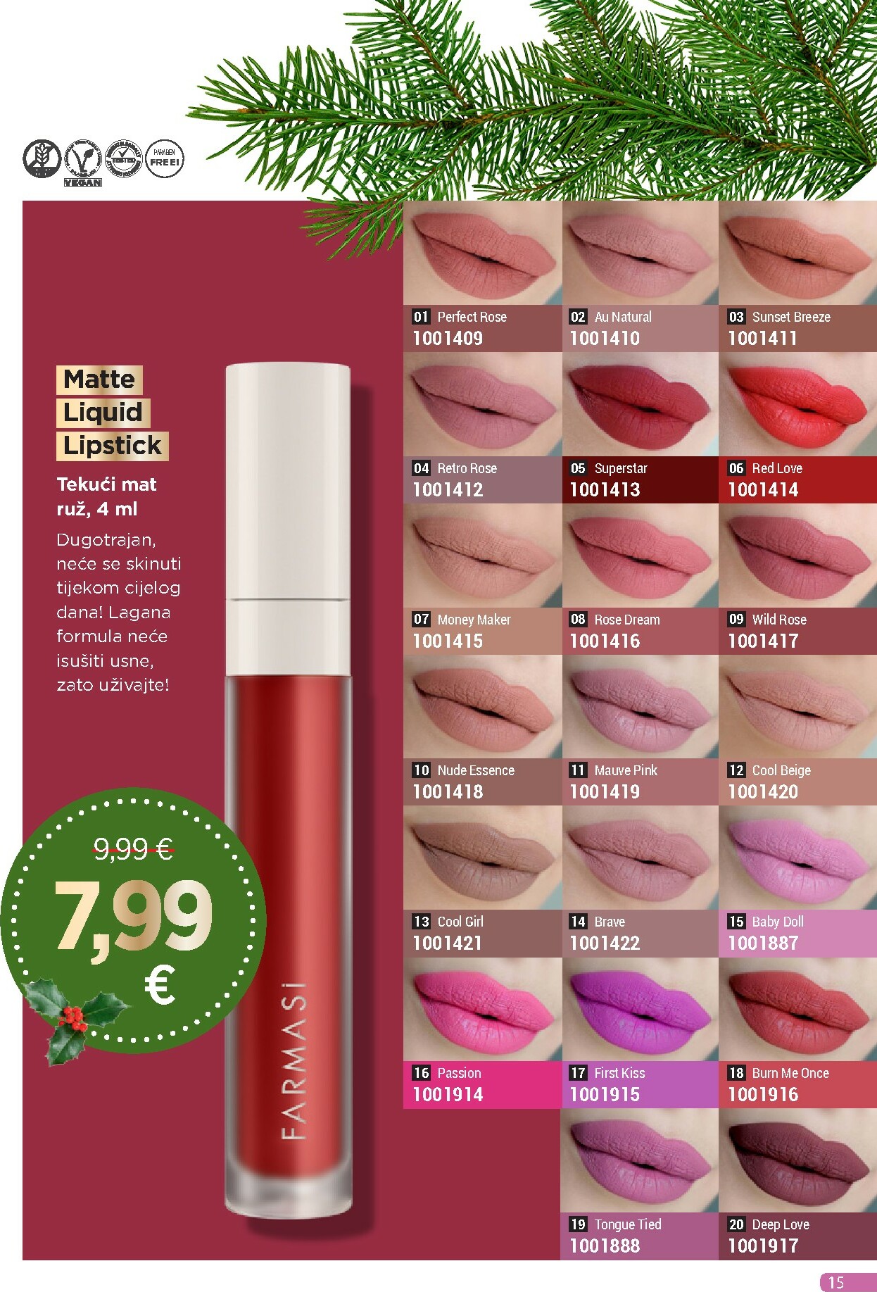 farmasi - Prelistajte katalog Farmasi, vrijedi od 01.12. do 31.12. - page: 15