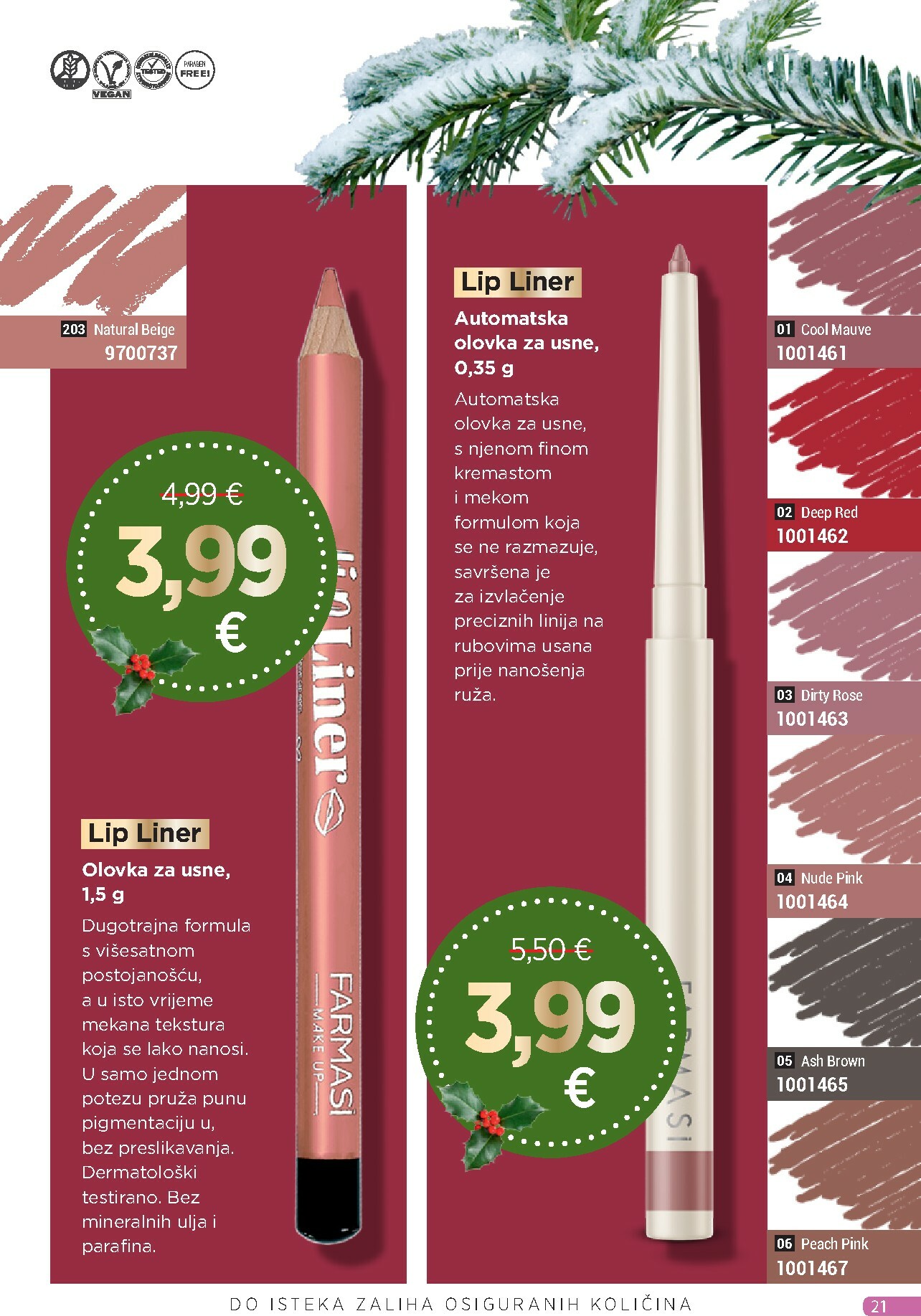 farmasi - Prelistajte katalog Farmasi, vrijedi od 01.12. do 31.12. - page: 21