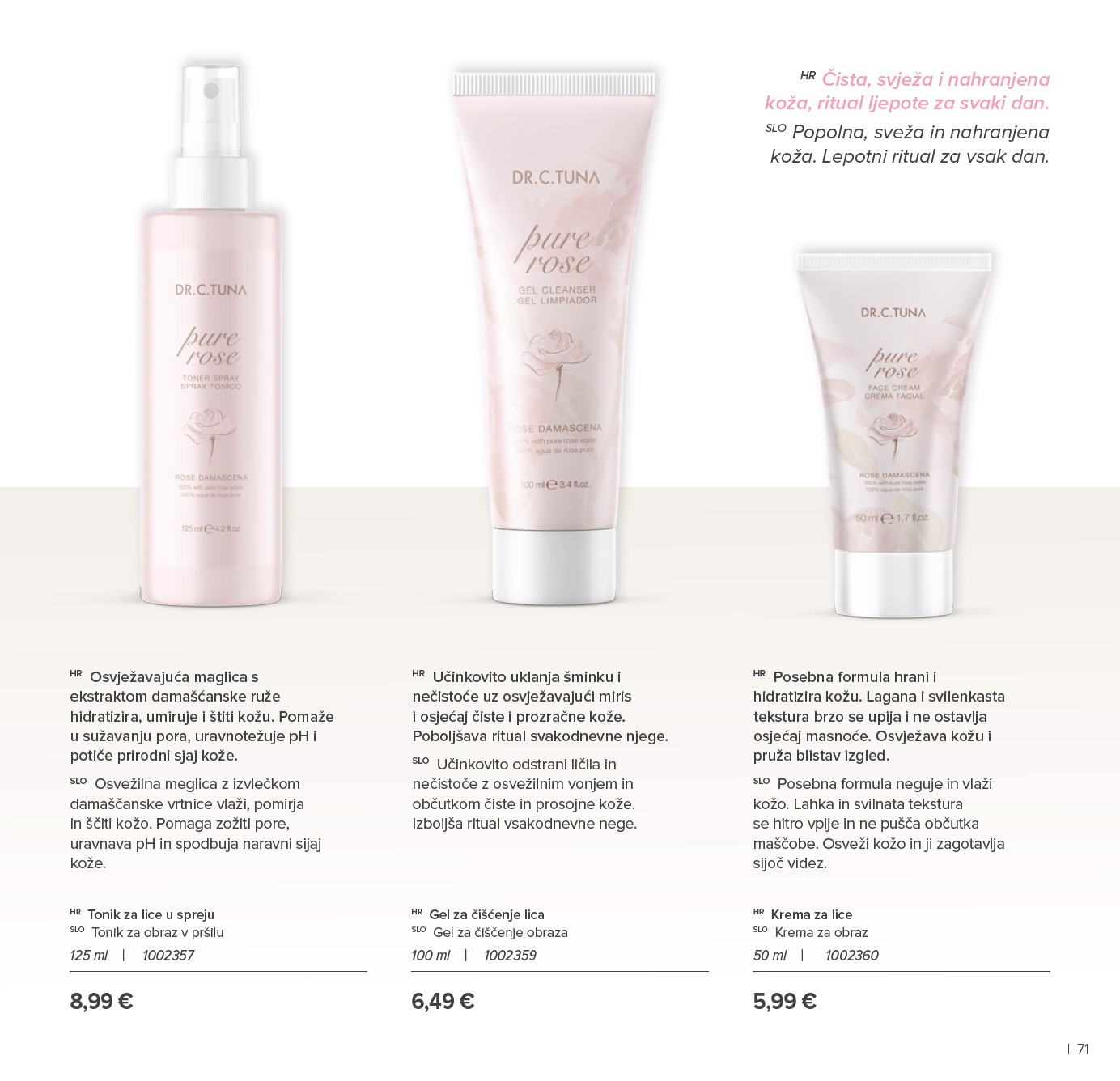 farmasi - Prelistajte katalog Farmasi, vrijedi od 01.01. do 31.01. - page: 71