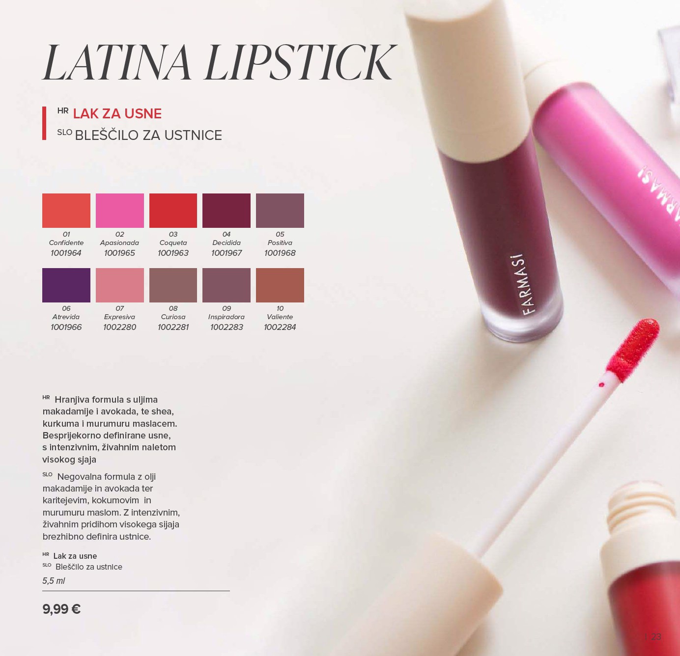 farmasi - Prelistajte katalog Farmasi, vrijedi od 01.01. do 31.01. - page: 23