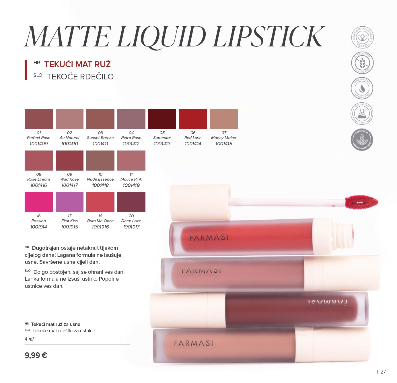 farmasi - Prelistajte katalog Farmasi, vrijedi od 01.01. do 31.01. - page: 27