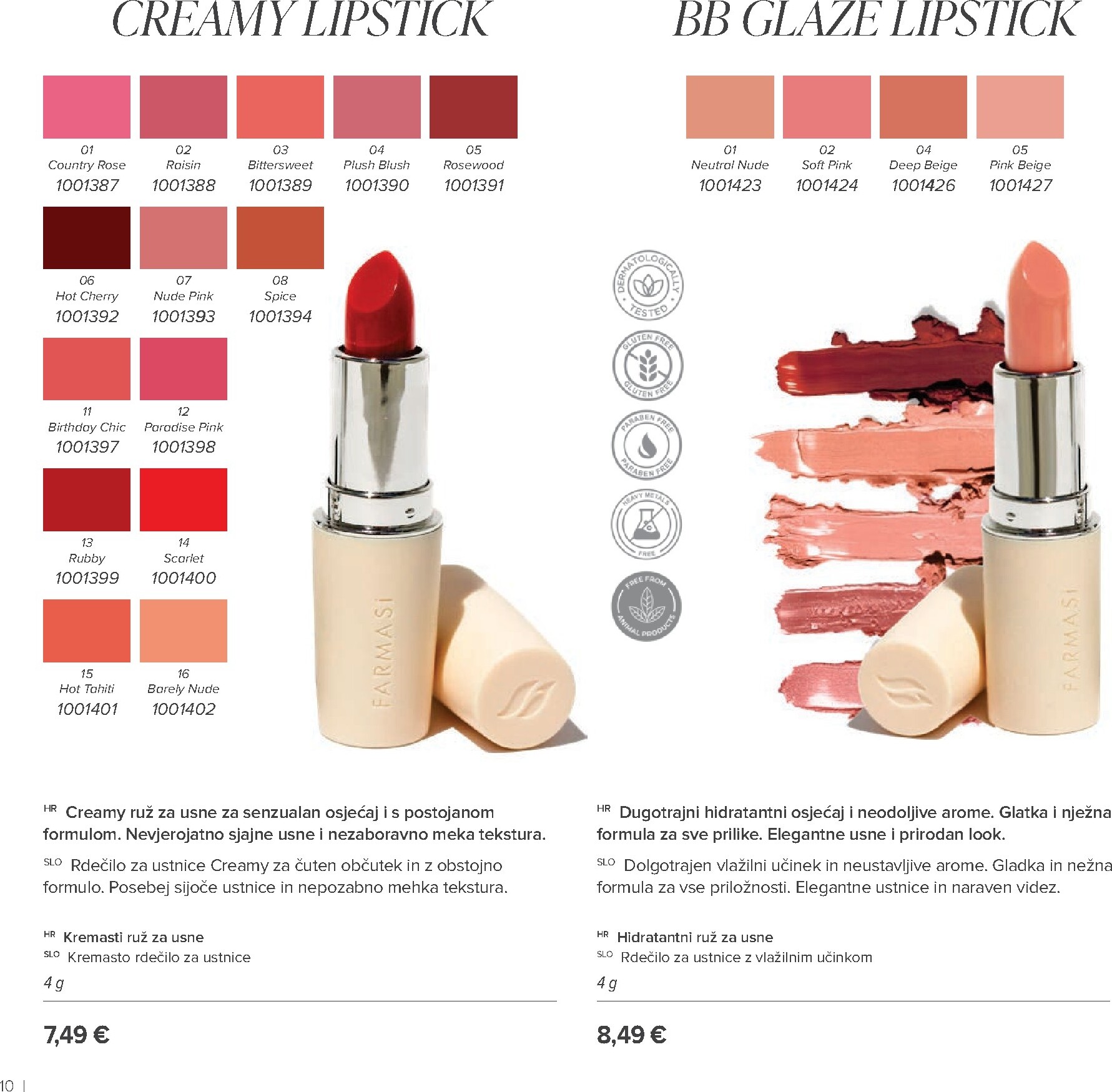 farmasi - Prelistajte katalog Farmasi, vrijedi od 01.03.2026 do 30.04.2026 - page: 10