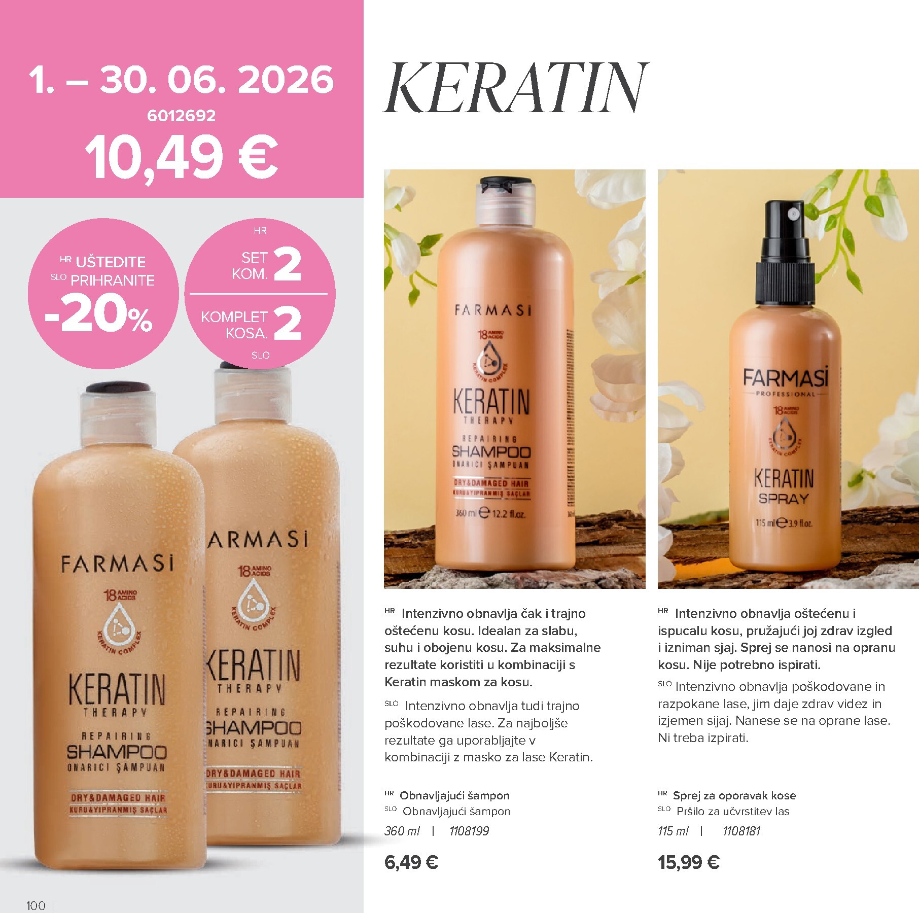 farmasi - Aktualni Farmasi katalog vrijedi od petka 01.05.2026 do utorka 30.06.2026 - page: 100