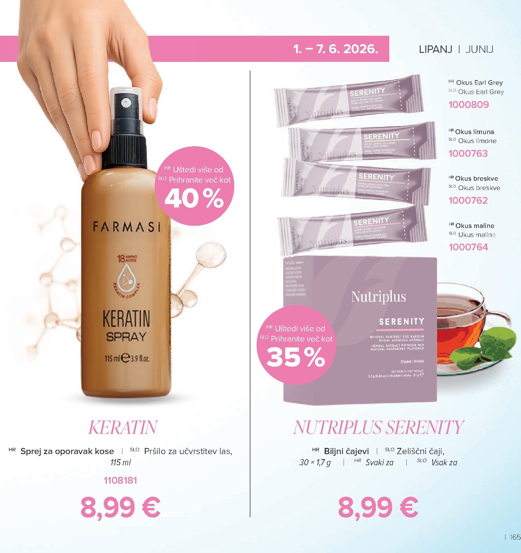 farmasi - Aktualni Farmasi katalog vrijedi od petka 01.05.2026 do utorka 30.06.2026 - page: 165