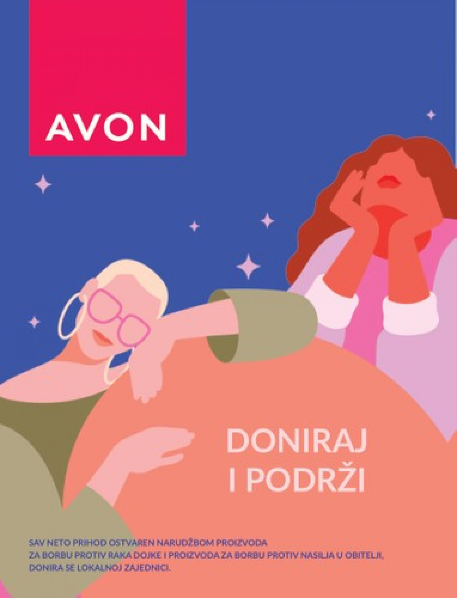 avon - Novi katalog Avon - Doniraj i podrži 01.07. - 31.07. - page: 1