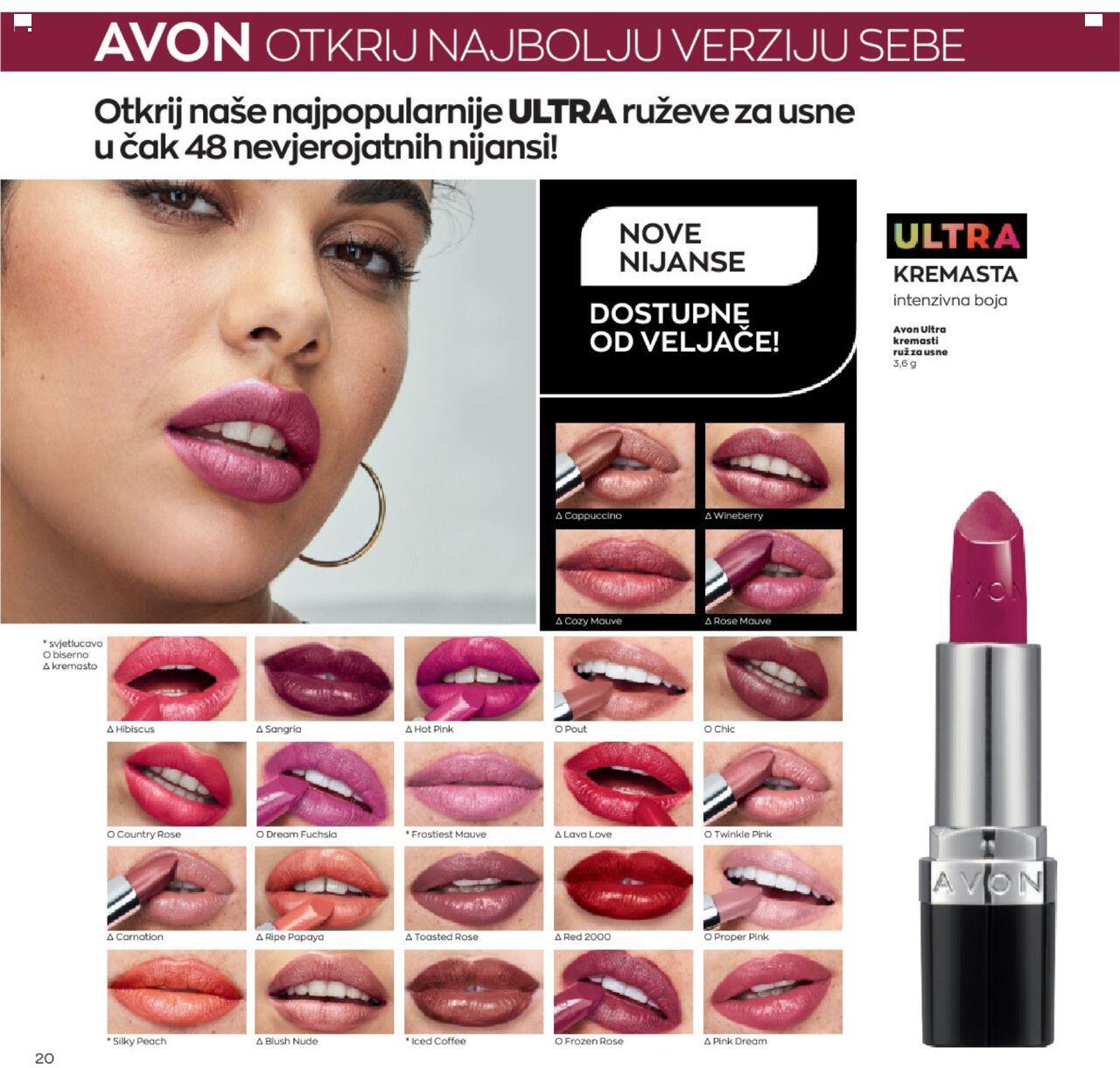 avon - Avon katalog - Make-up vodič novi od četvrtka 12.01.2023 - page: 20