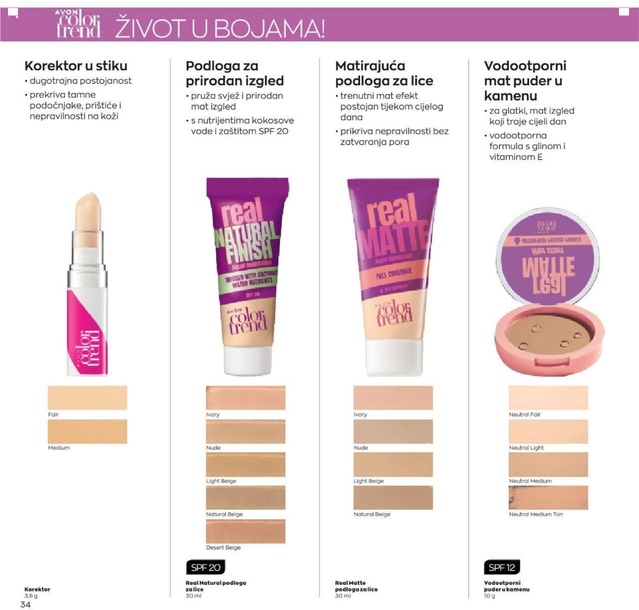 avon - Avon katalog - Make-up vodič novi od četvrtka 12.01.2023 - page: 34