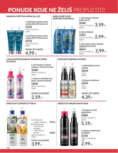 avon - Avon katalog vrijedi od 01.02. do 28.02. - page: 190