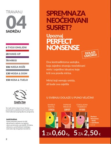 avon - Avon - Travanj katalog vrijedi od 01.04. do 30.04. - page: 2 avon - Avon - Travanj katalog vrijedi od 01.04. do 30.04. - page: 2