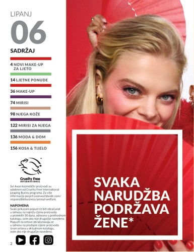 avon - Prelistajte ovaj Avon - Lipanj katalog, vrijedi od 01.06. do 30.06. - page: 2 avon - Prelistajte ovaj Avon - Lipanj katalog, vrijedi od 01.06. do 30.06. - page: 2