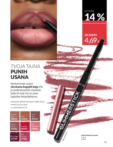 avon - Prelistajte katalog Avon, vrijedi od 01.08. do 31.08. - page: 65