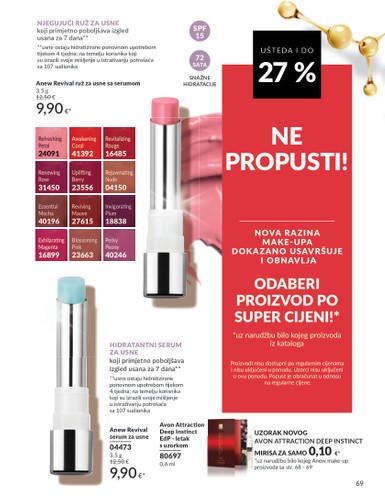 avon - Prelistajte katalog Avon, vrijedi od 01.01. do 31.01. - page: 69