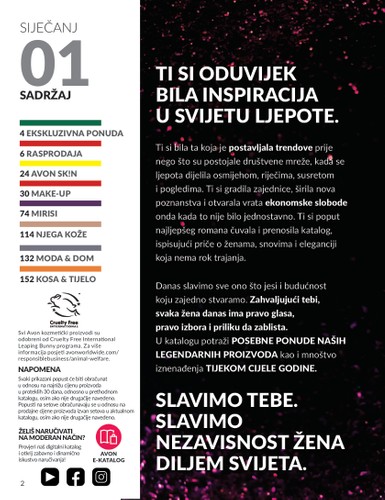 avon - Prelistajte katalog Avon, vrijedi od 01.01. do 31.01. - page: 2