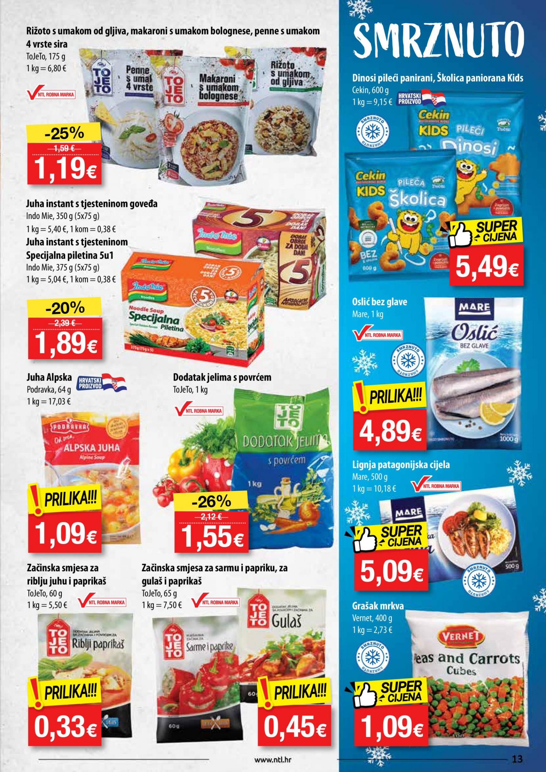 ntl - Novi katalog NTL - Supermarketi Soblinec, Krapina, Duga Resa 10.04. - 16.04. - page: 13