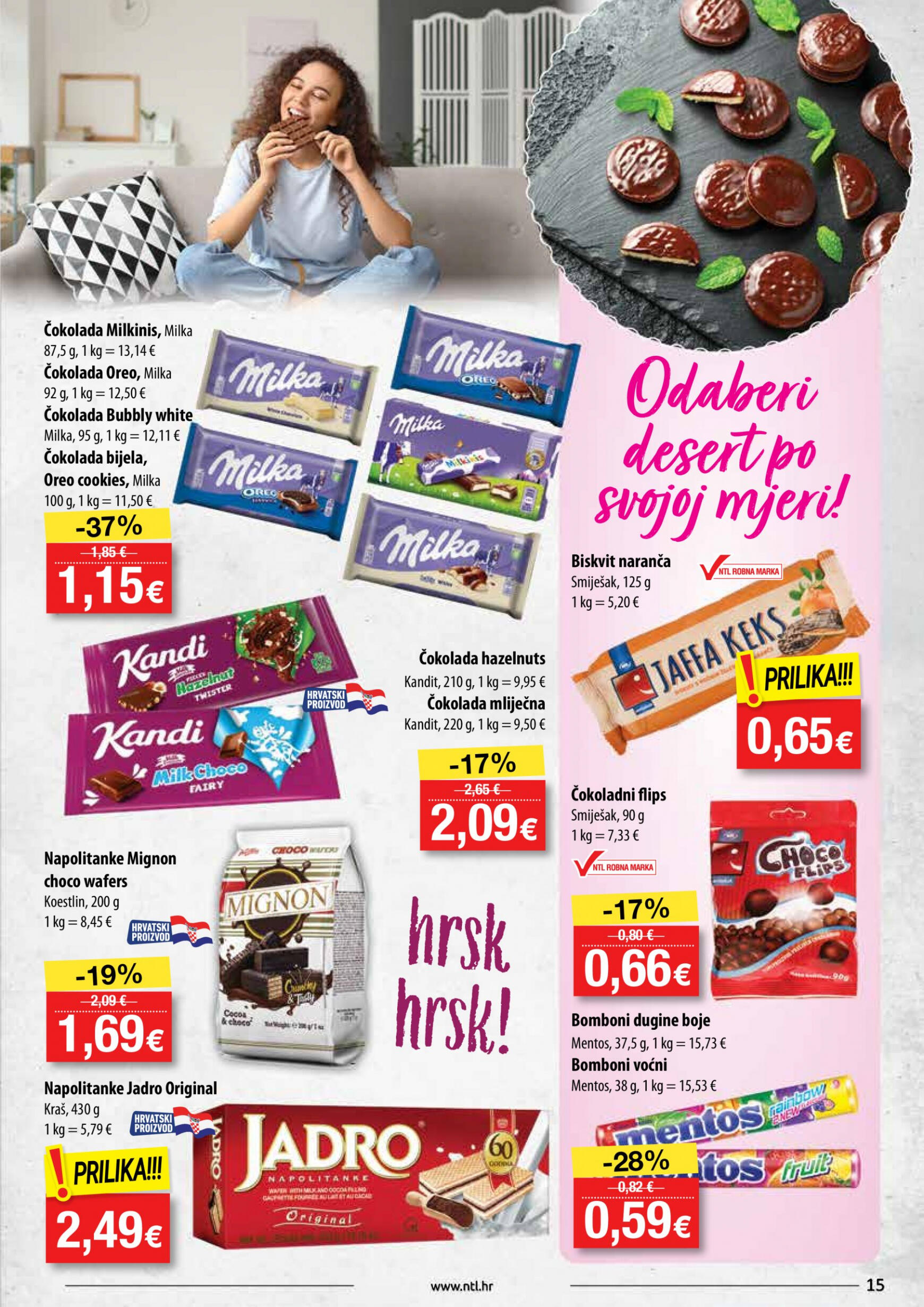 ntl - Novi katalog NTL - Supermarketi Soblinec, Krapina, Duga Resa 10.04. - 16.04. - page: 15