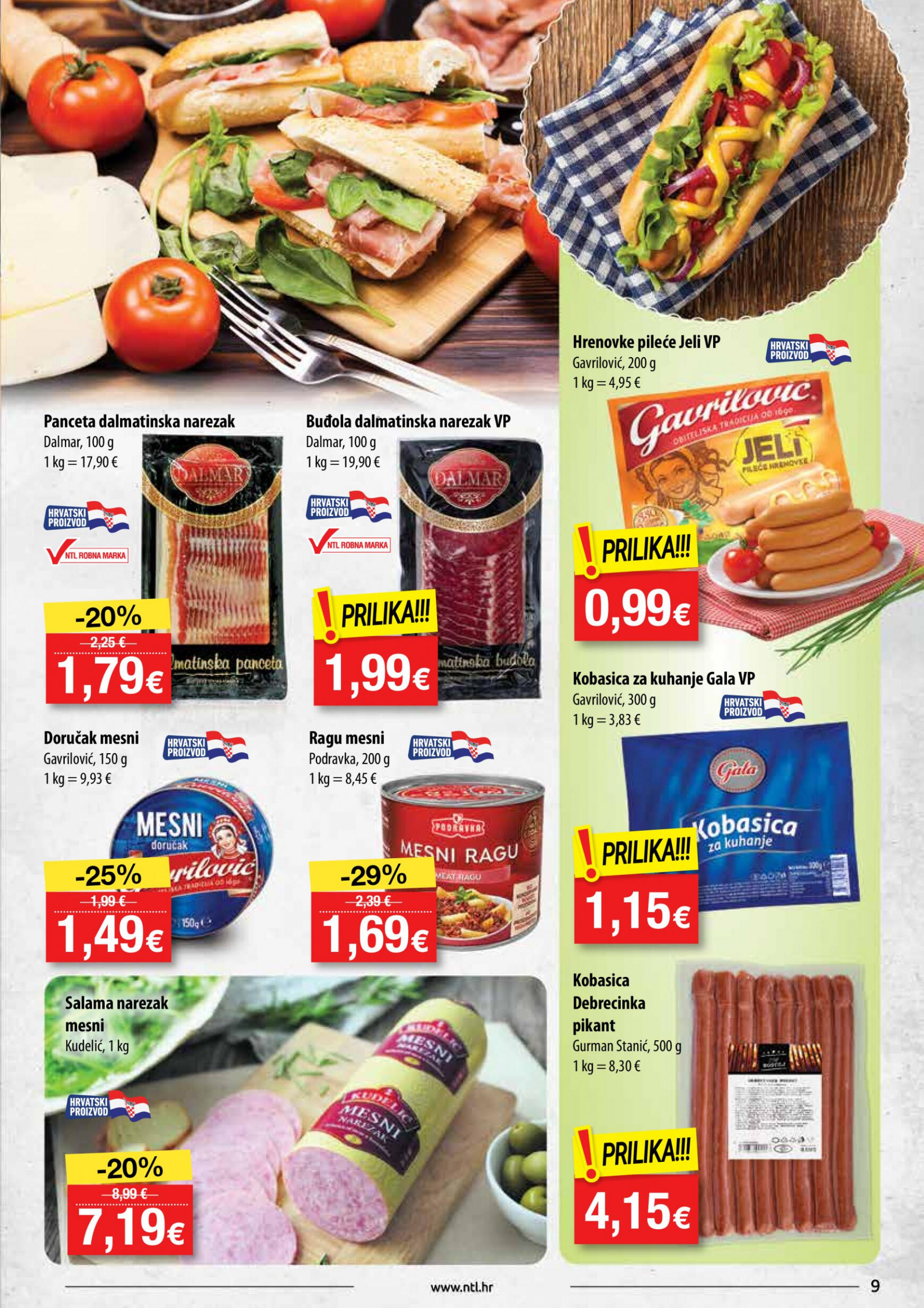 ntl - Novi katalog NTL - Supermarketi Soblinec, Krapina, Duga Resa 10.04. - 16.04. - page: 9