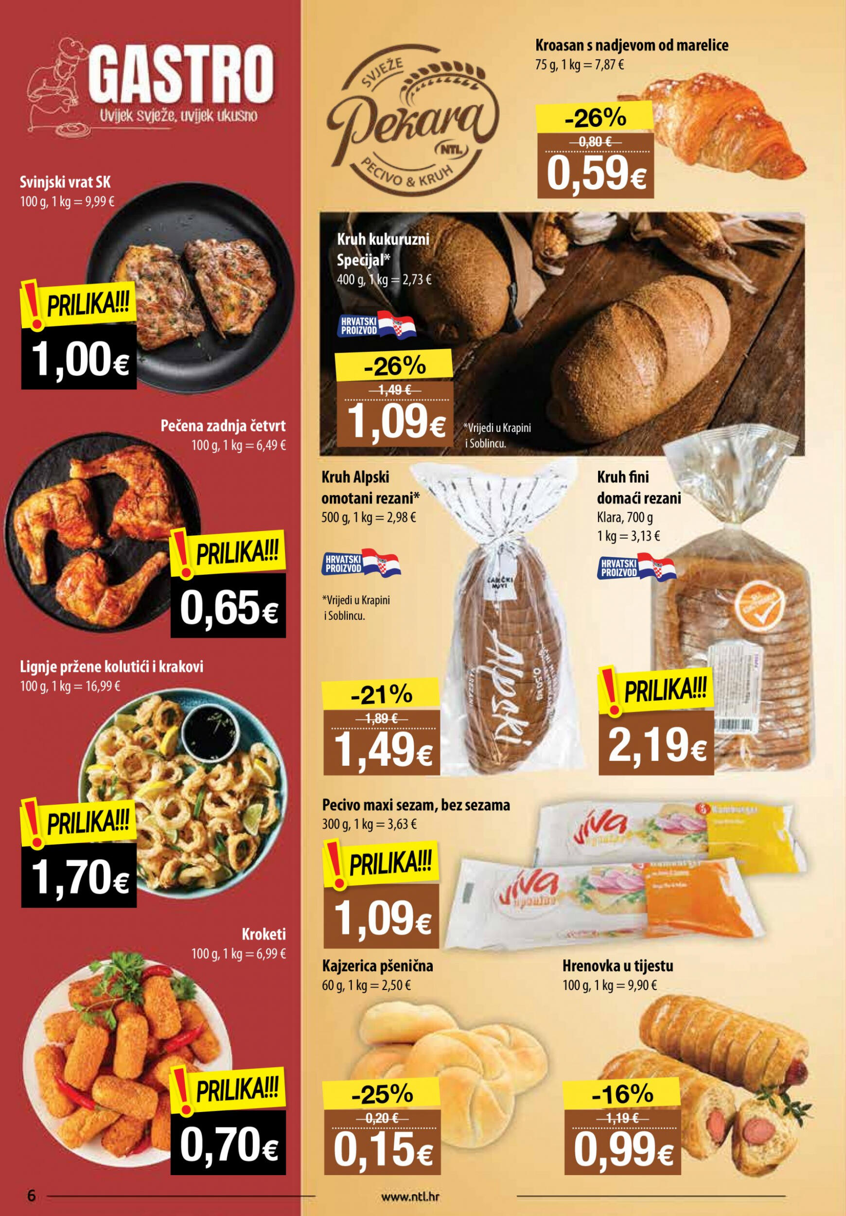 ntl - Novi katalog NTL - Supermarketi Soblinec, Krapina, Duga Resa 10.04. - 16.04. - page: 6