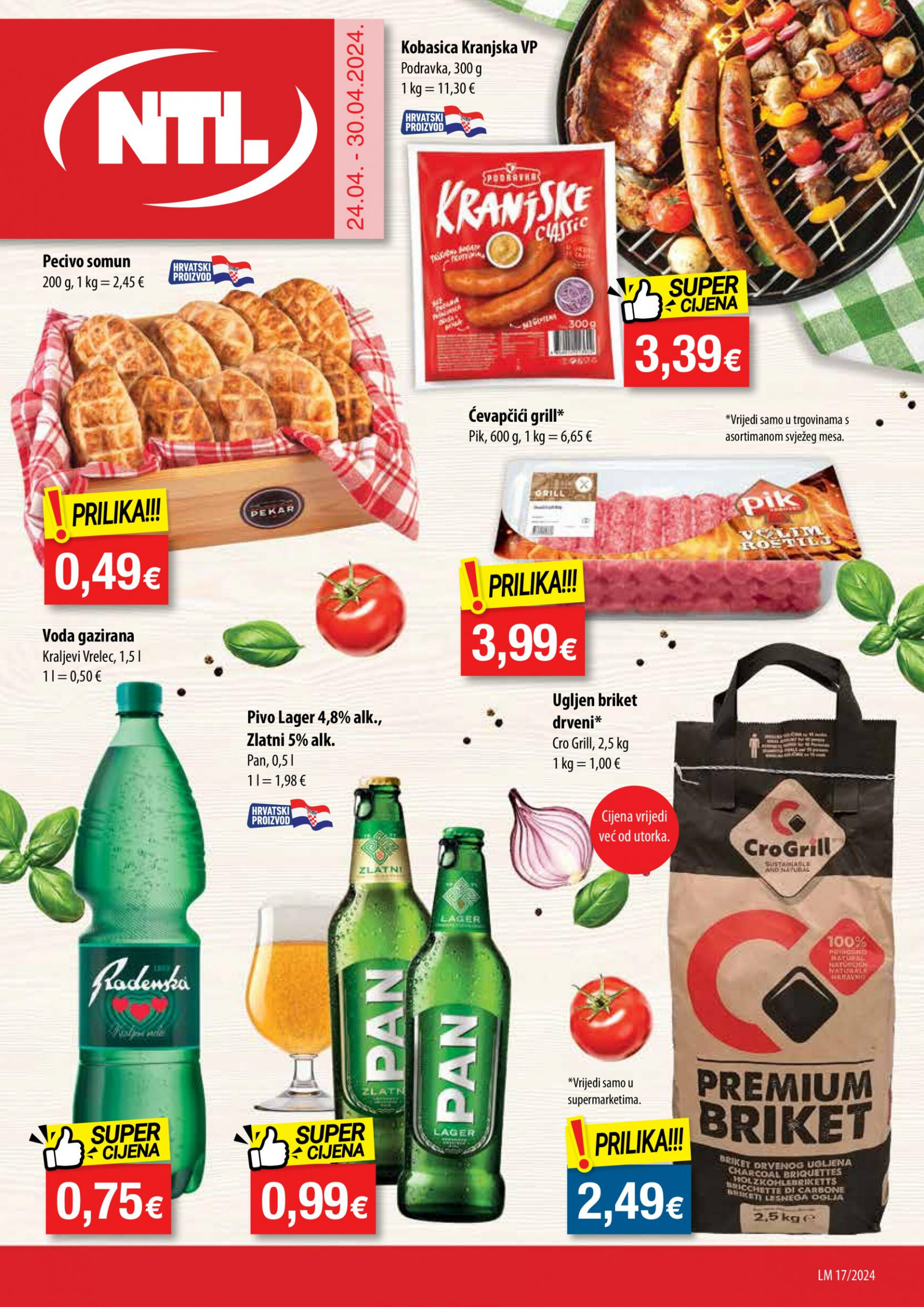 ntl - Novi katalog NTL - Supermarketi Soblinec, Krapina, Duga Resa 24.04. - 30.04. - page: 1
