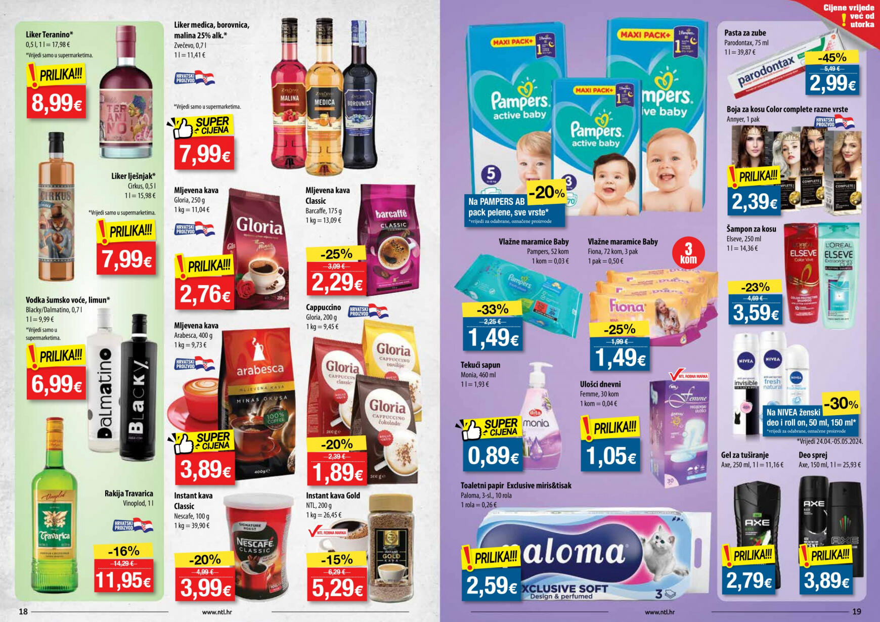 ntl - Novi katalog NTL - Supermarketi Soblinec, Krapina, Duga Resa 24.04. - 30.04. - page: 10