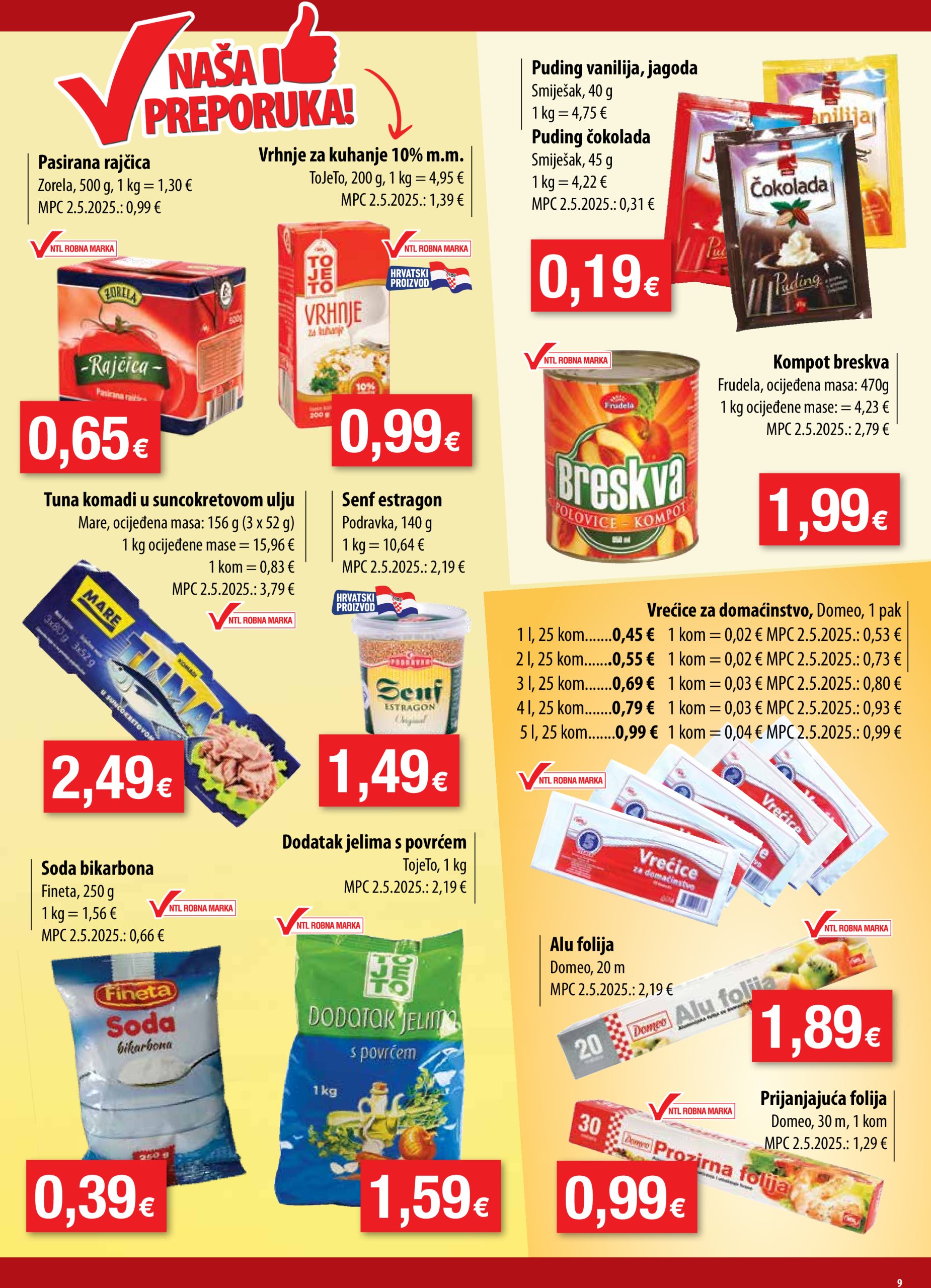 ntl - Prelistajte katalog NTL - Maxi tjedna ponuda, vrijedi od 23.07. do 29.07. - page: 9
