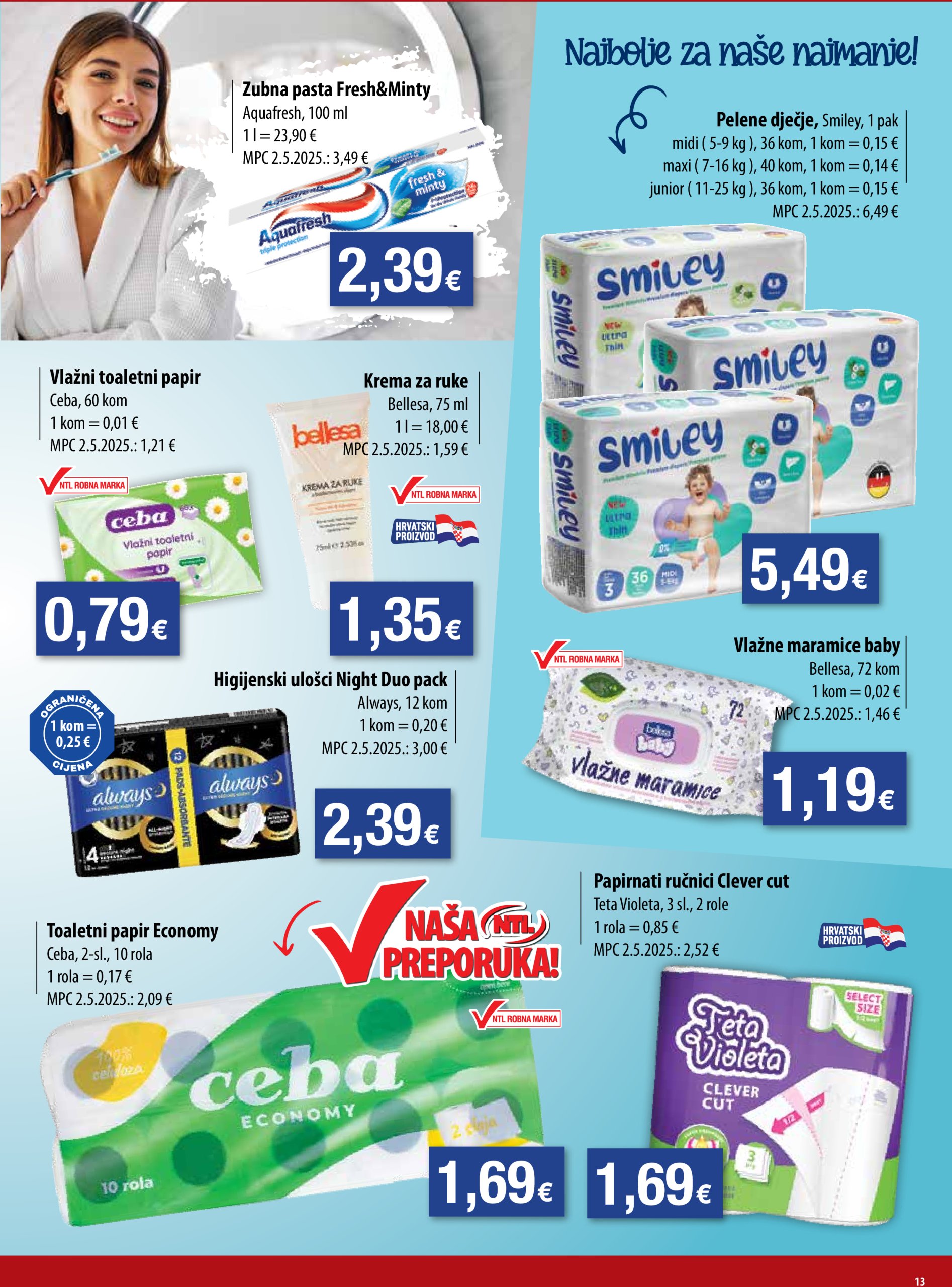 ntl - Prelistajte katalog NTL - Maxi tjedna ponuda, vrijedi od 23.07. do 29.07. - page: 13