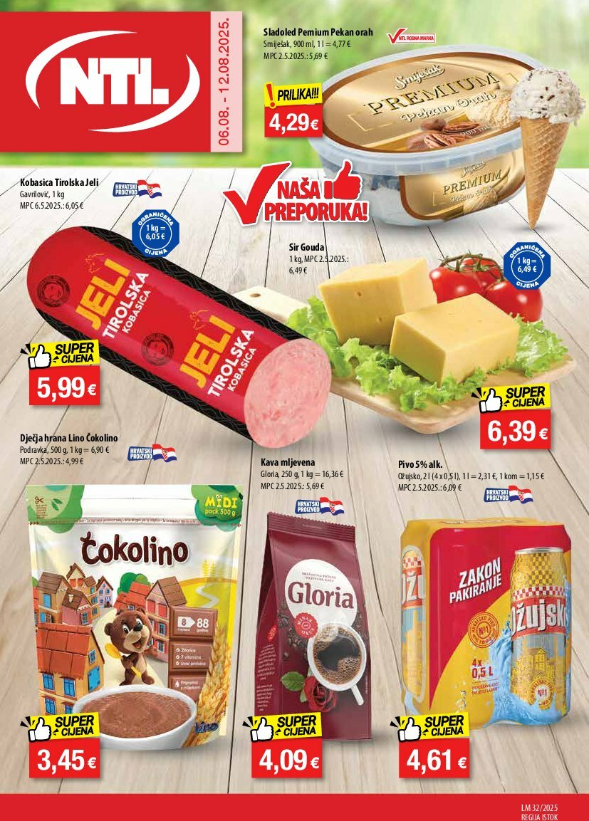 ntl - Prelistajte katalog NTL - Istok, vrijedi od 06.08. do 12.08.