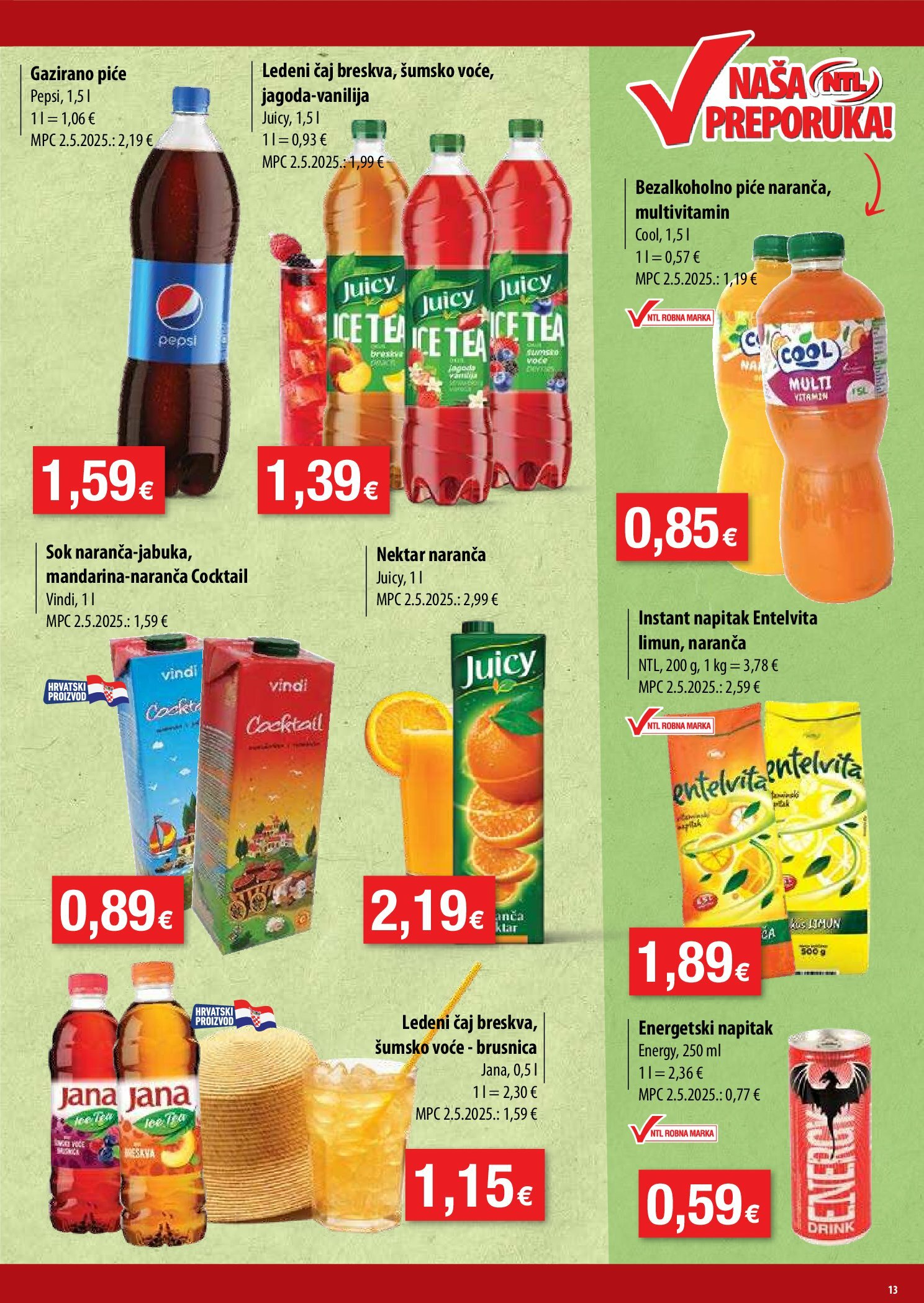 ntl - Prelistajte katalog NTL, vrijedi od 20.08. do 26.08. - page: 13