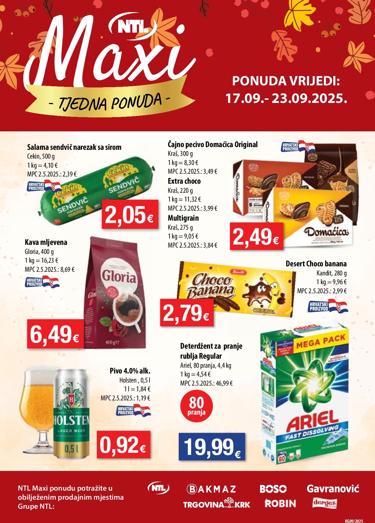 ntl - Prelistajte katalog NTL - Maxi tjedna ponuda, vrijedi od 17.09. do 23.09.