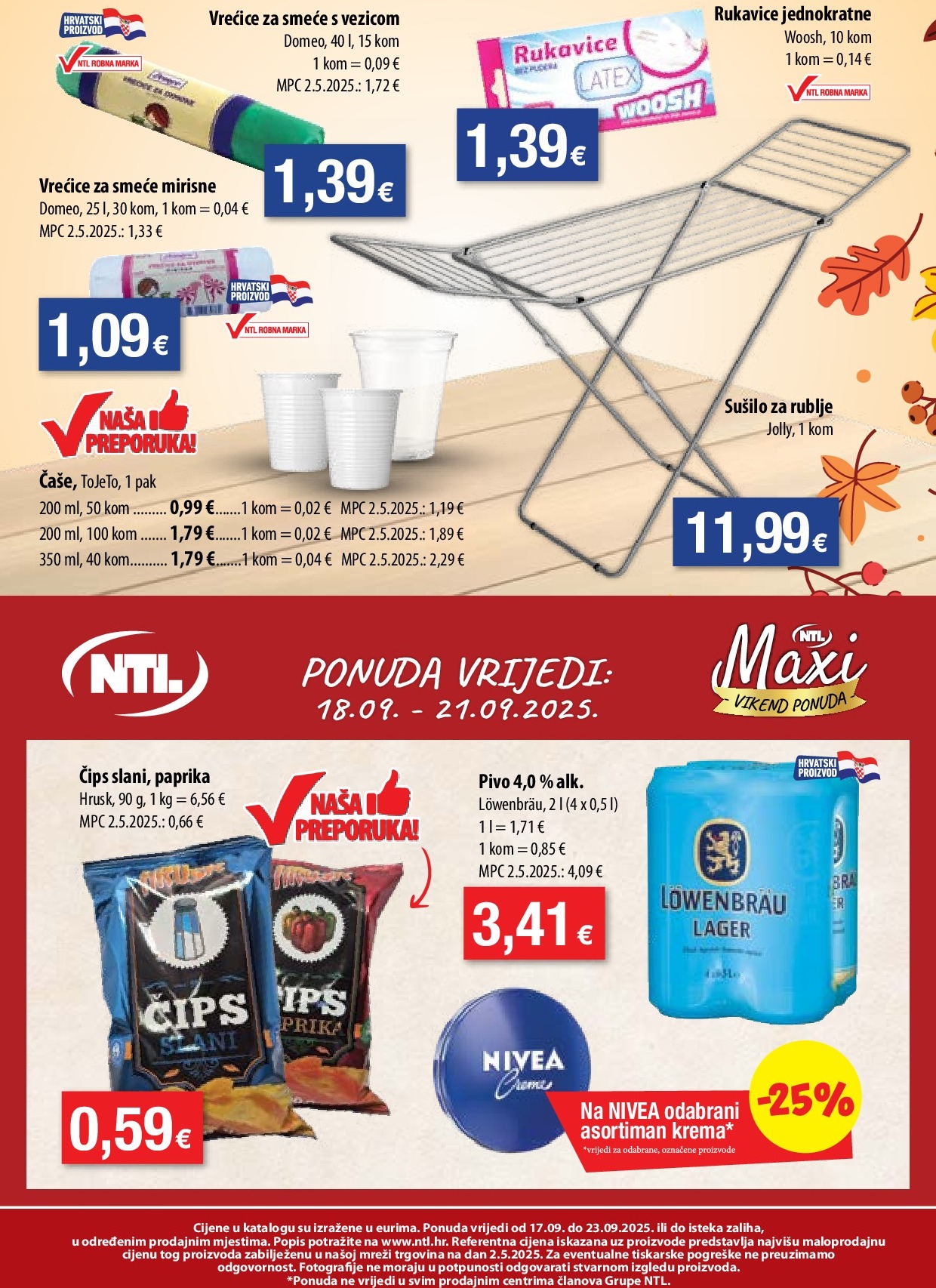 ntl - Prelistajte katalog NTL - Maxi tjedna ponuda, vrijedi od 17.09. do 23.09. - page: 9