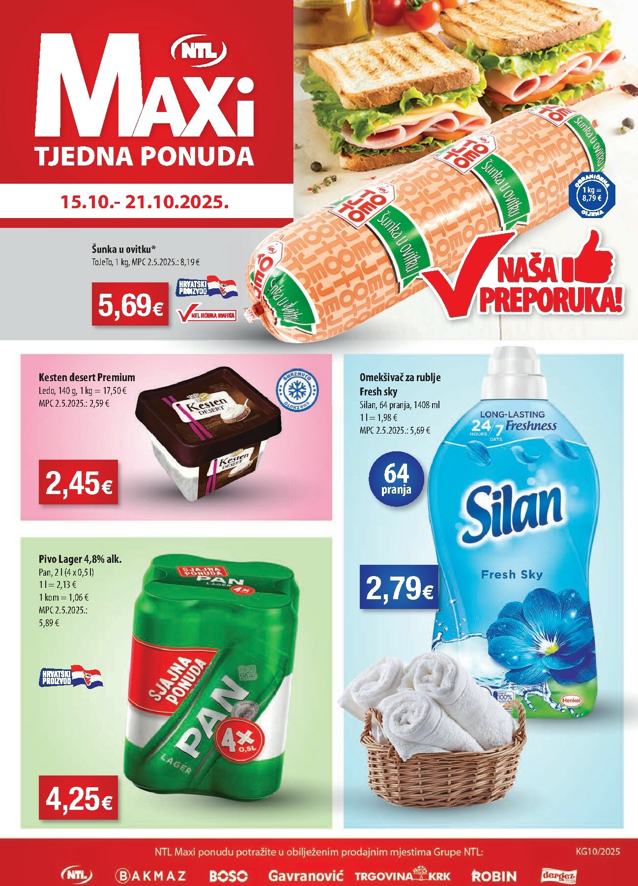 ntl - Prelistajte katalog NTL - Maxi tjedna ponuda, vrijedi od 15.10. do 21.10.