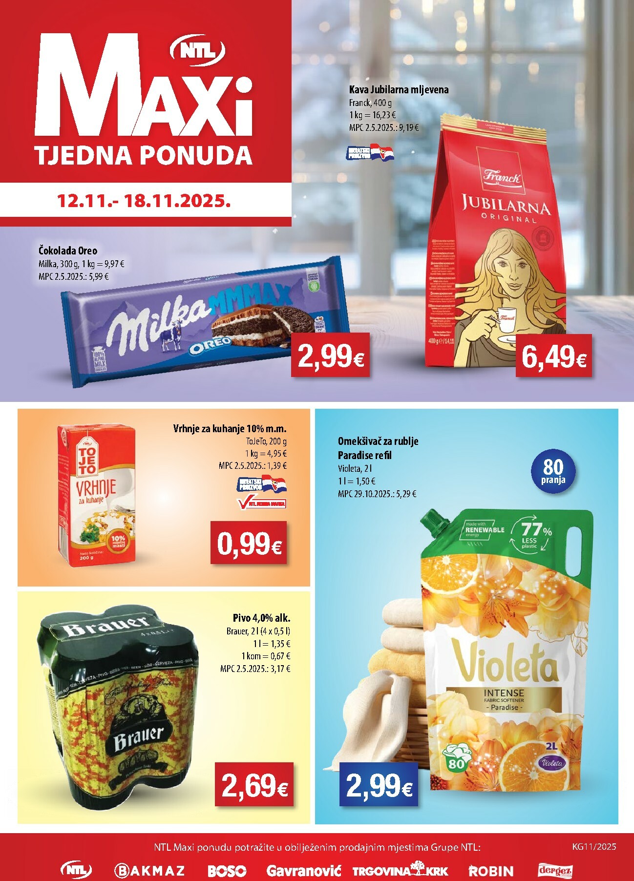 ntl - Prelistajte katalog NTL - Maxi tjedna ponuda, vrijedi od 12.11. do 18.11.