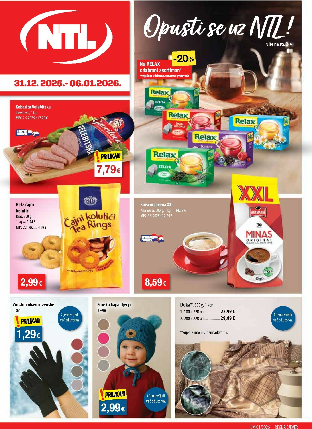 ntl - Prelistajte katalog NTL - Sjever, vrijedi od 31.12. do 06.01.