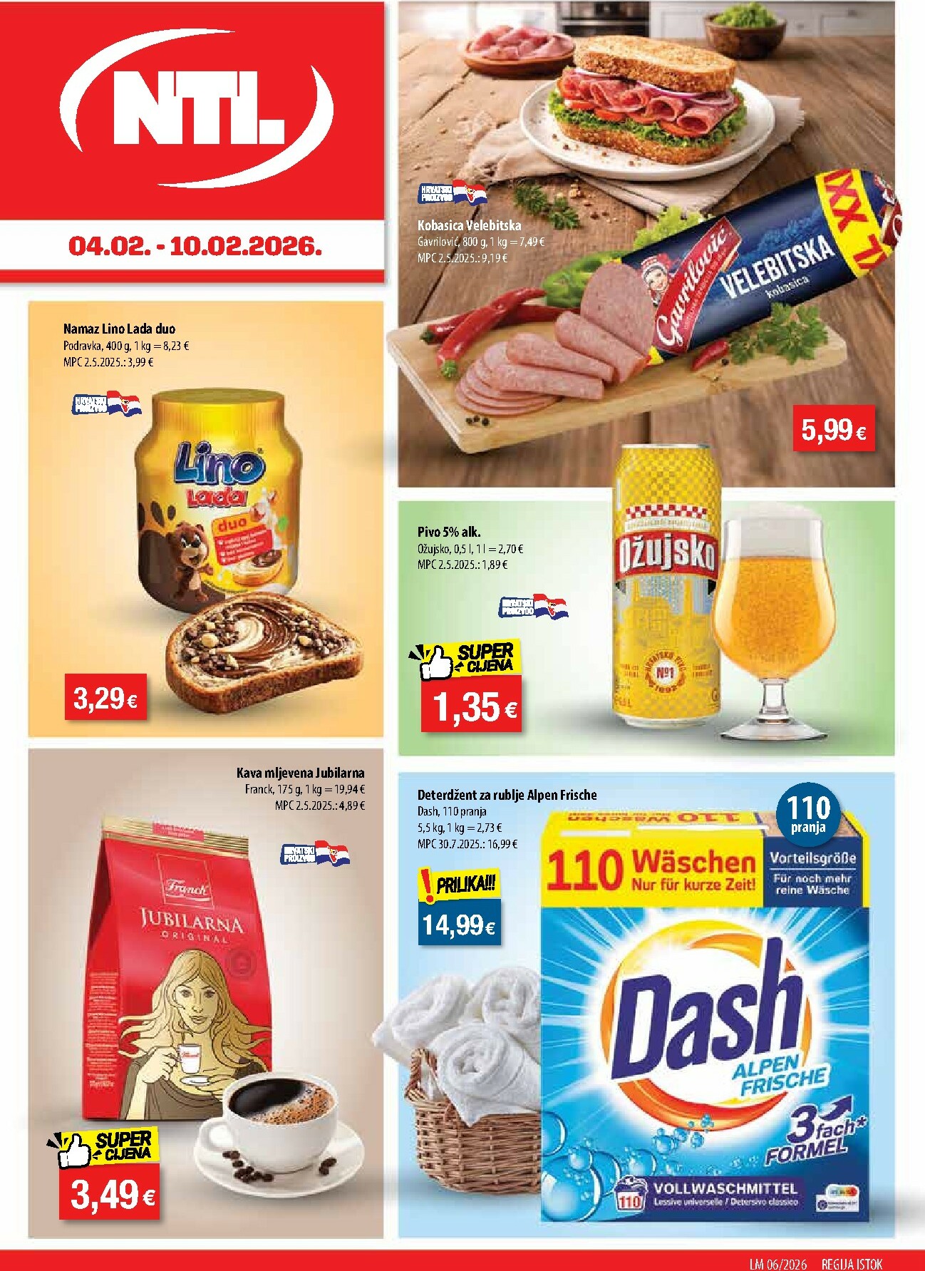 ntl - Prelistajte katalog NTL - Istok, vrijedi od 04.02.2026 do 10.02.2026