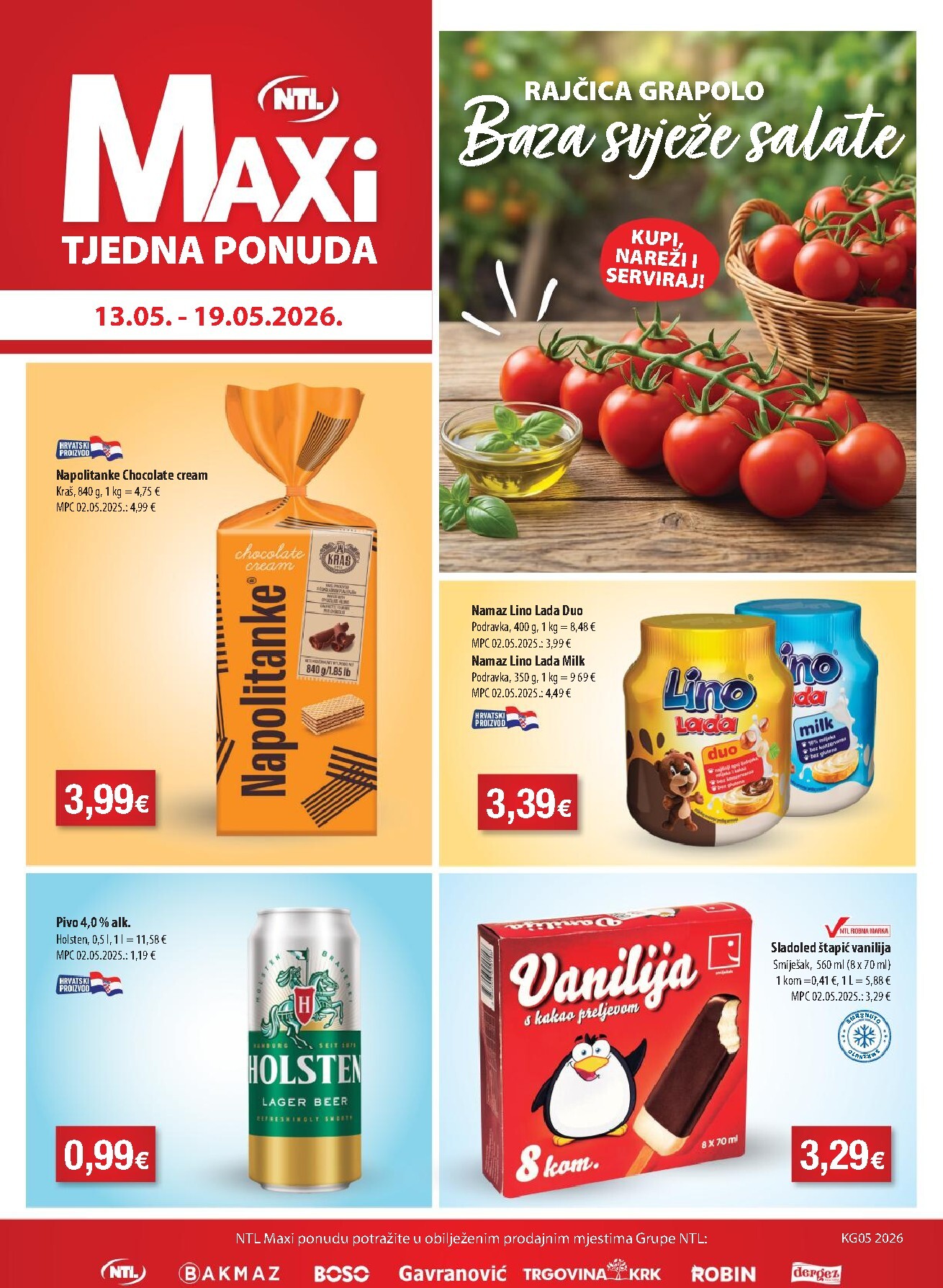 ntl - Aktualni NTL - Maxi tjedna ponuda katalog vrijedi od srijede 13.05.2026 do utorka 19.05.2026