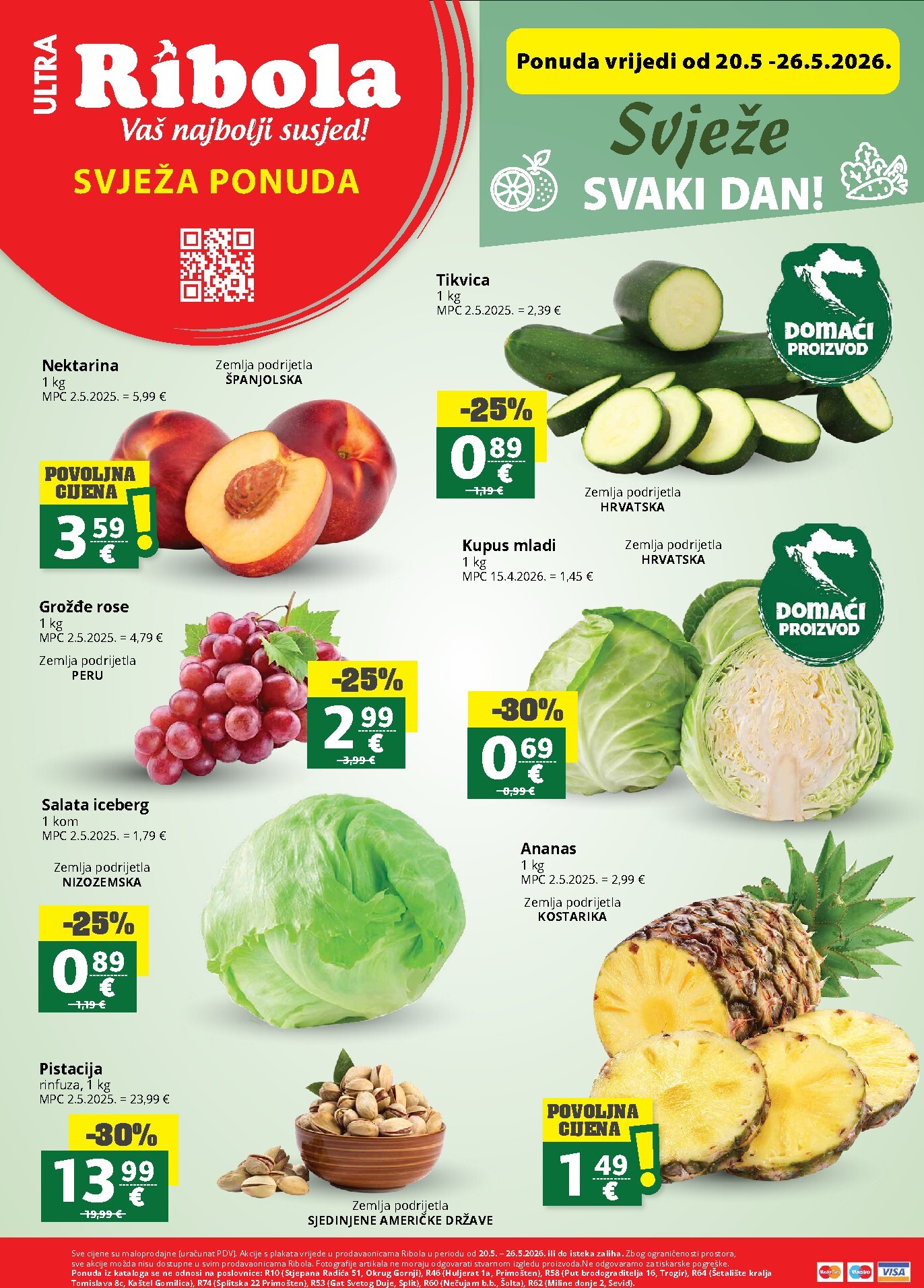 ribola - Aktualni katalog Ribola - SUPER PONUDA od srijede, 20.05.2026 do utorka, 26.05.2026 - page: 1