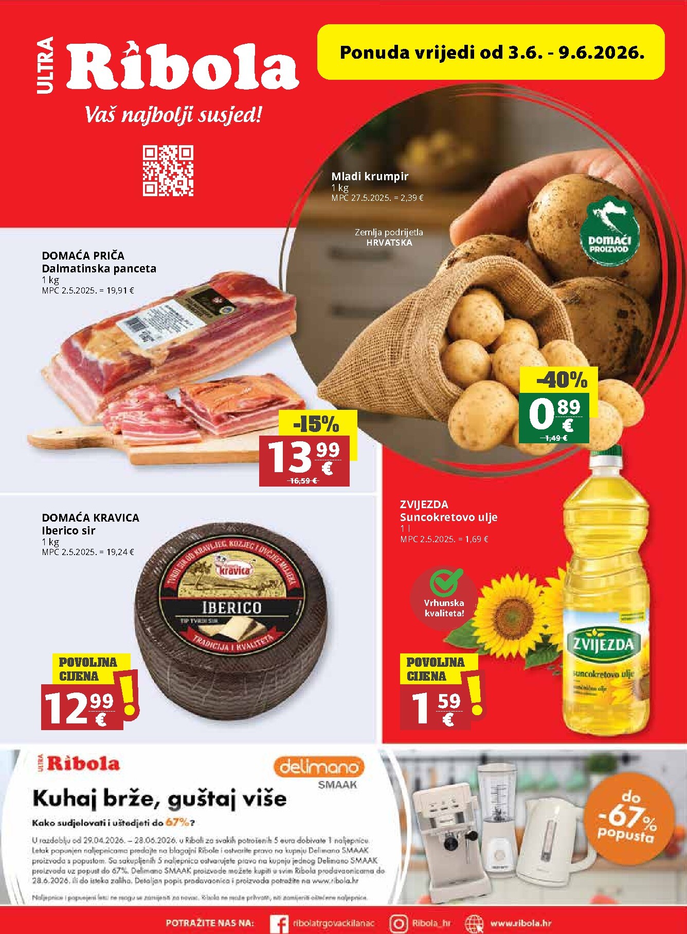ribola - Novi Ribola katalog od srijede, 03.06.2026 do utorka, 09.06.2026 - page: 1