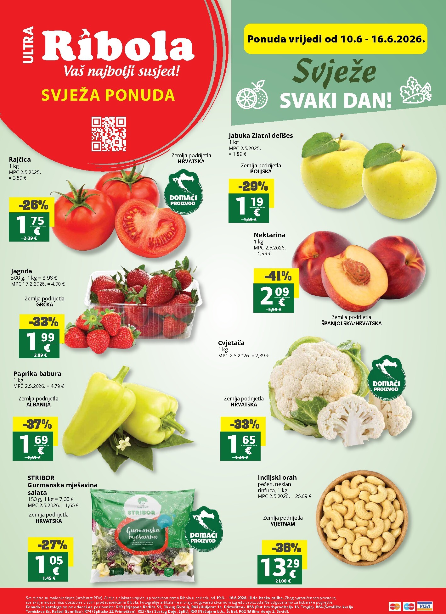 ribola - Aktualni katalog Ribola - Super Ponuda od srijede, 10.06.2026 do utorka, 16.06.2026 - page: 1
