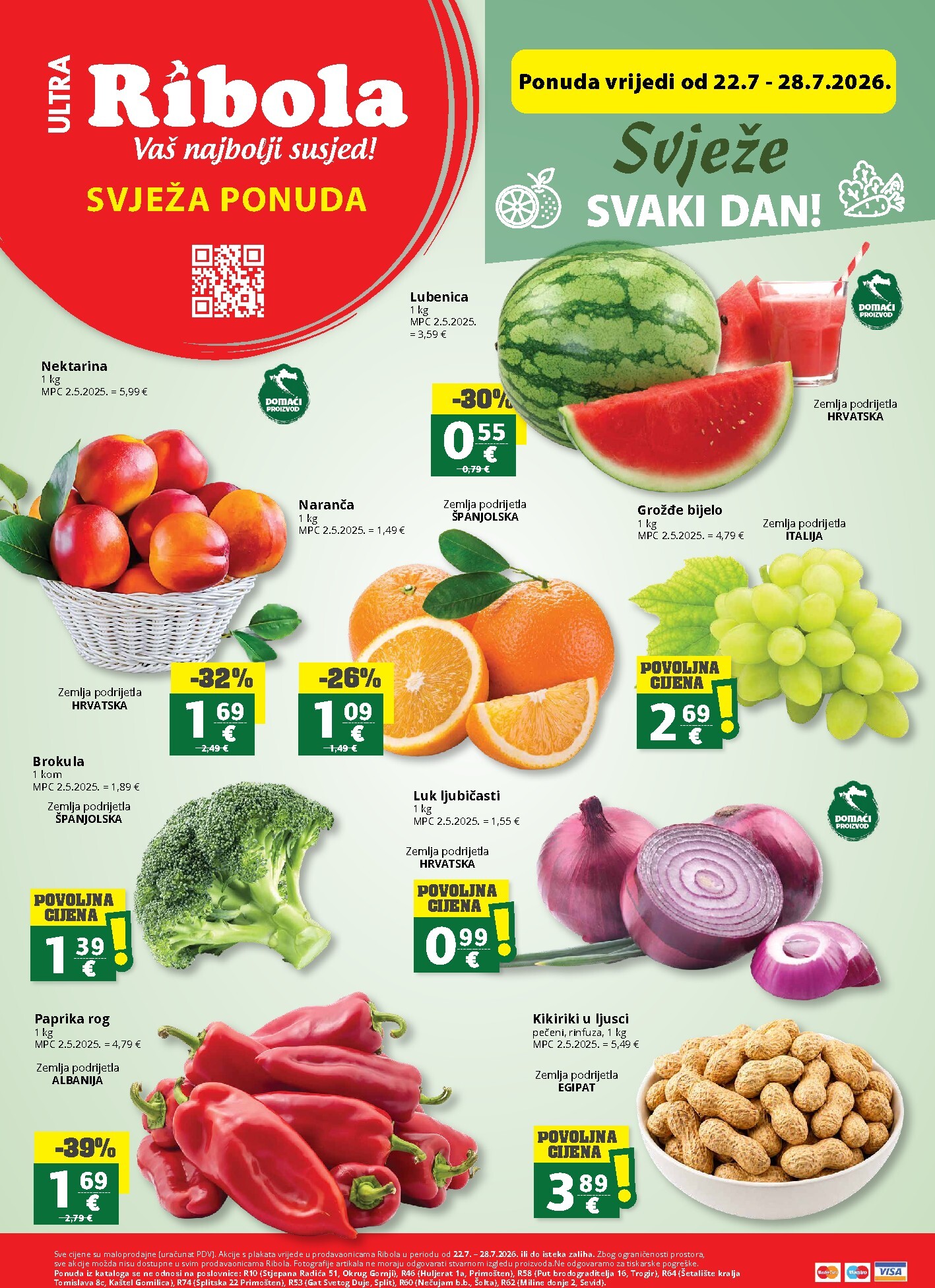 ribola - Aktualni katalog Ribola - Super ponuda od srijede, 22.07.2026 do utorka, 28.07.2026 - page: 1