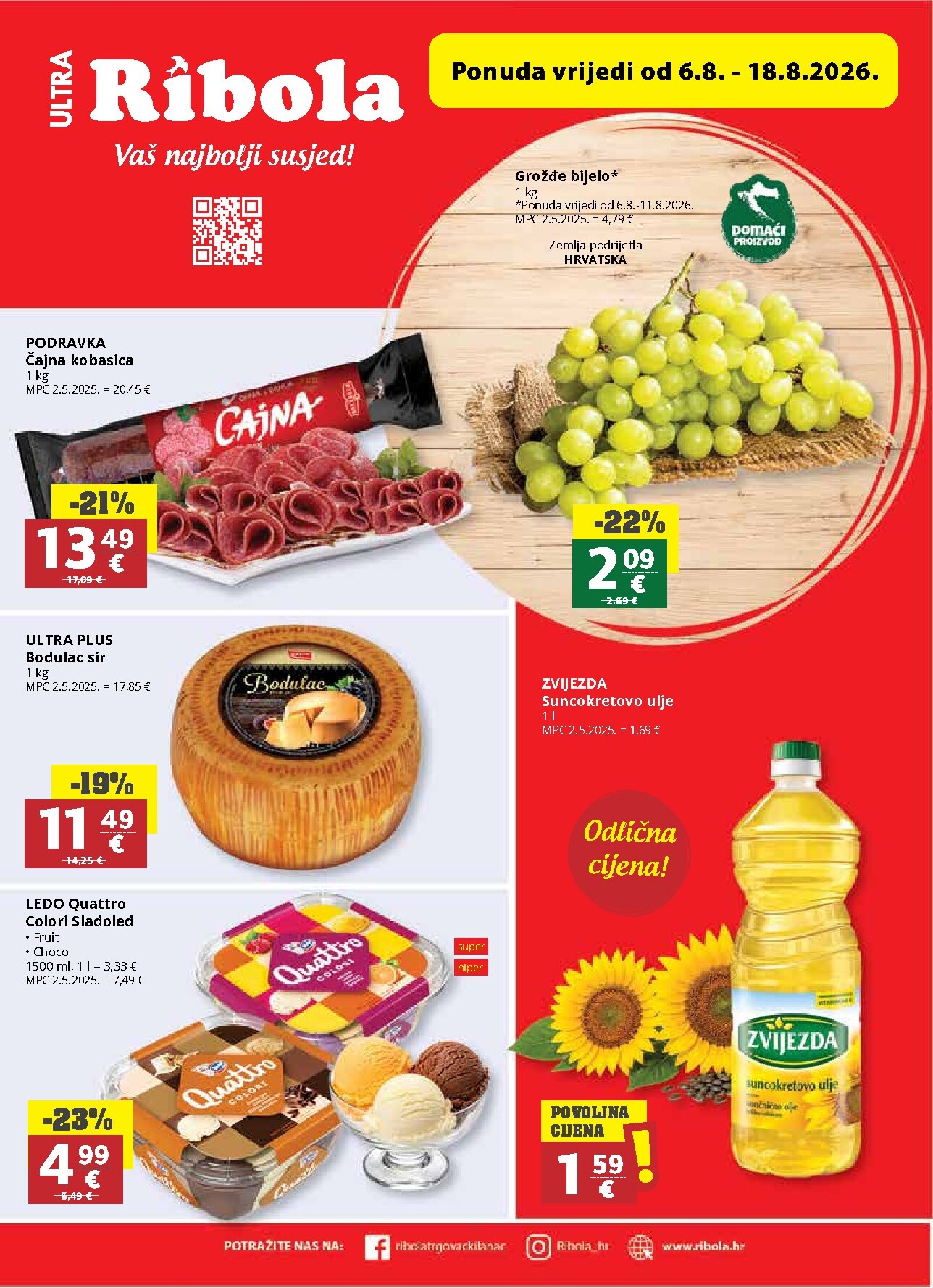 ribola - Novi Ribola katalog od četvrtka, 06.08.2026 do utorka, 18.08.2026 - page: 1