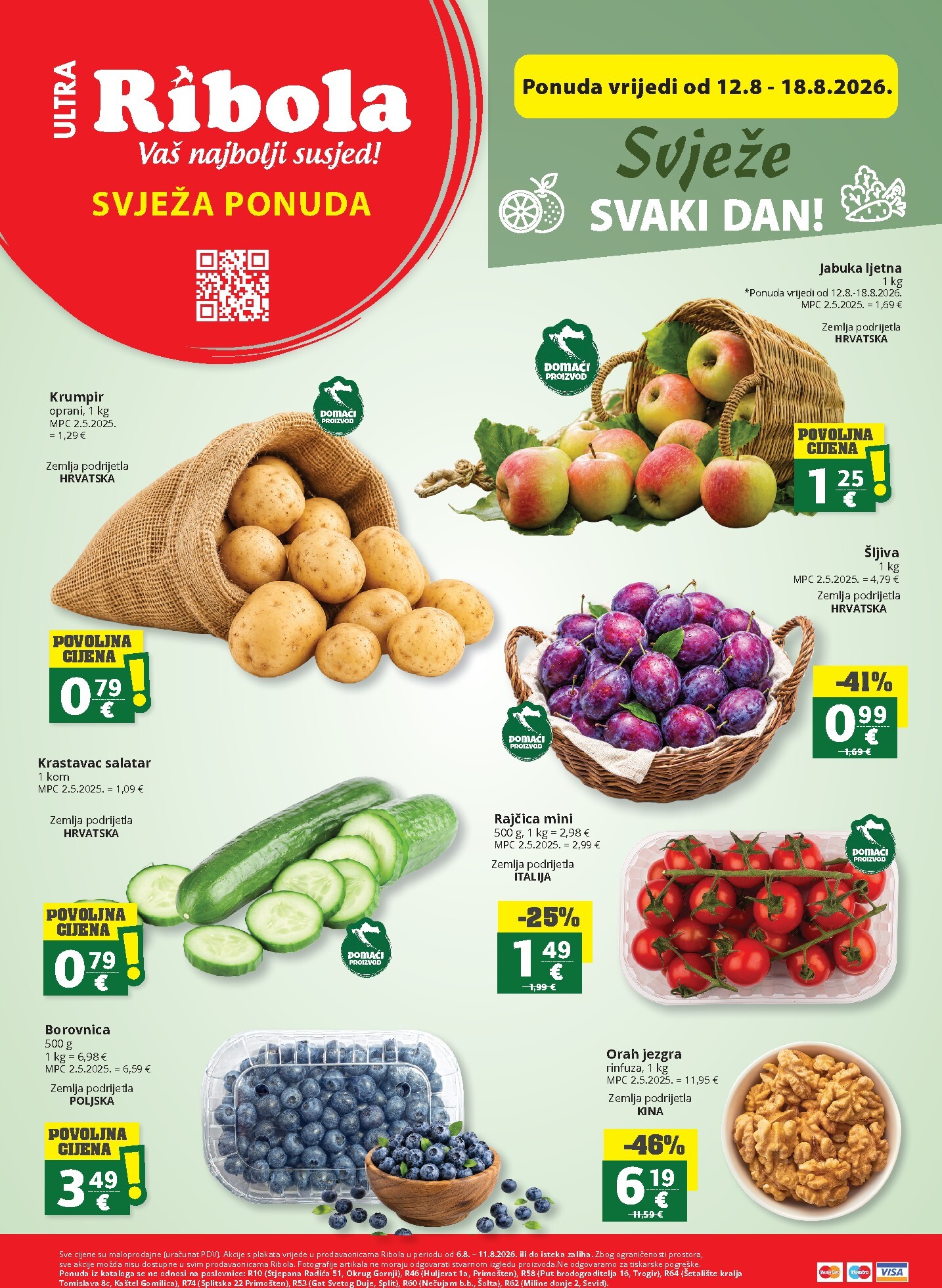 ribola - Aktualni katalog Ribola - Super ponuda od srijede, 12.08.2026 do utorka, 18.08.2026 - page: 1