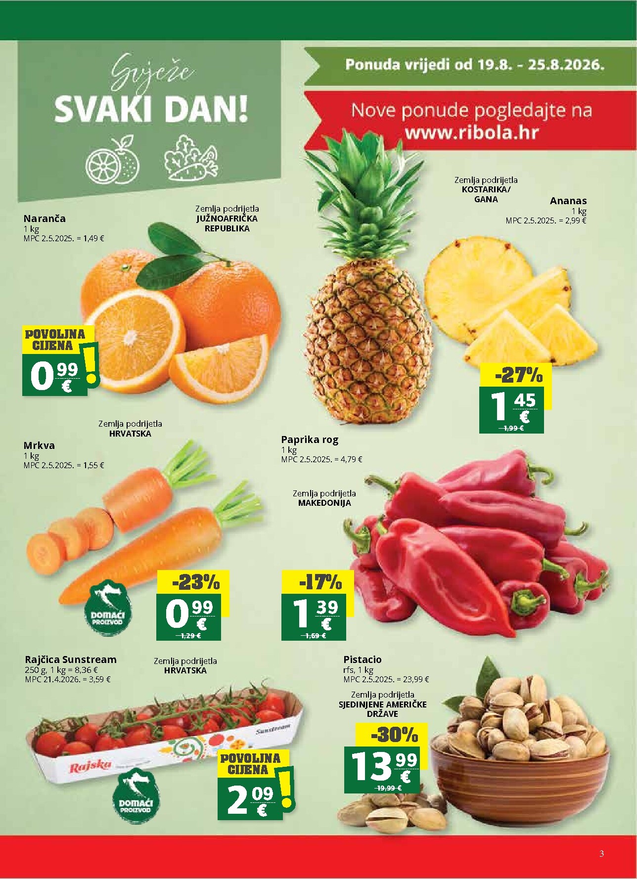 ribola - Novi Ribola katalog od srijede, 19.08.2026 do utorka, 01.09.2026 - page: 3