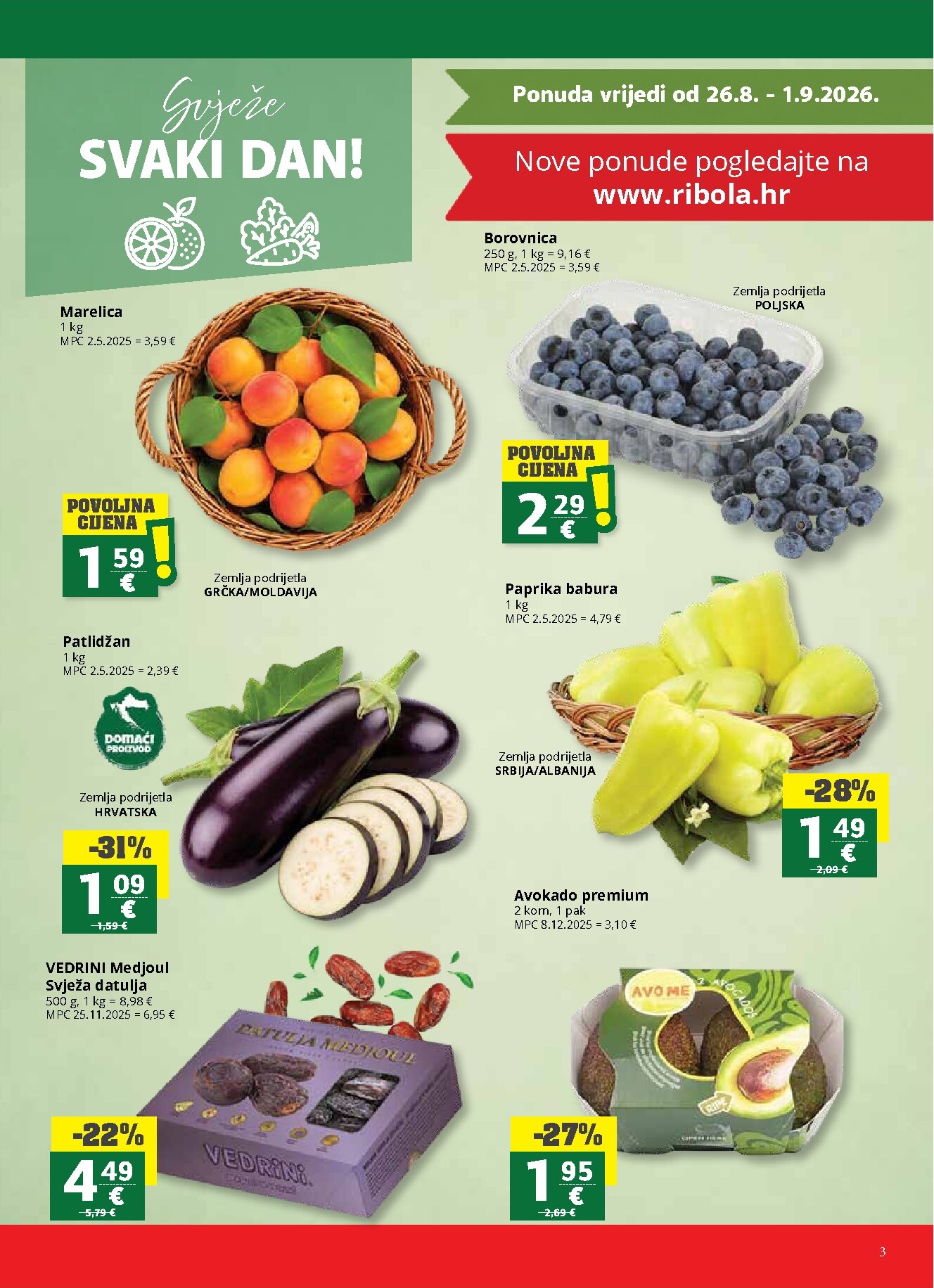 ribola - Aktualni katalog Ribola od srijede, 19.08.2026 do utorka, 01.09.2026 - page: 3