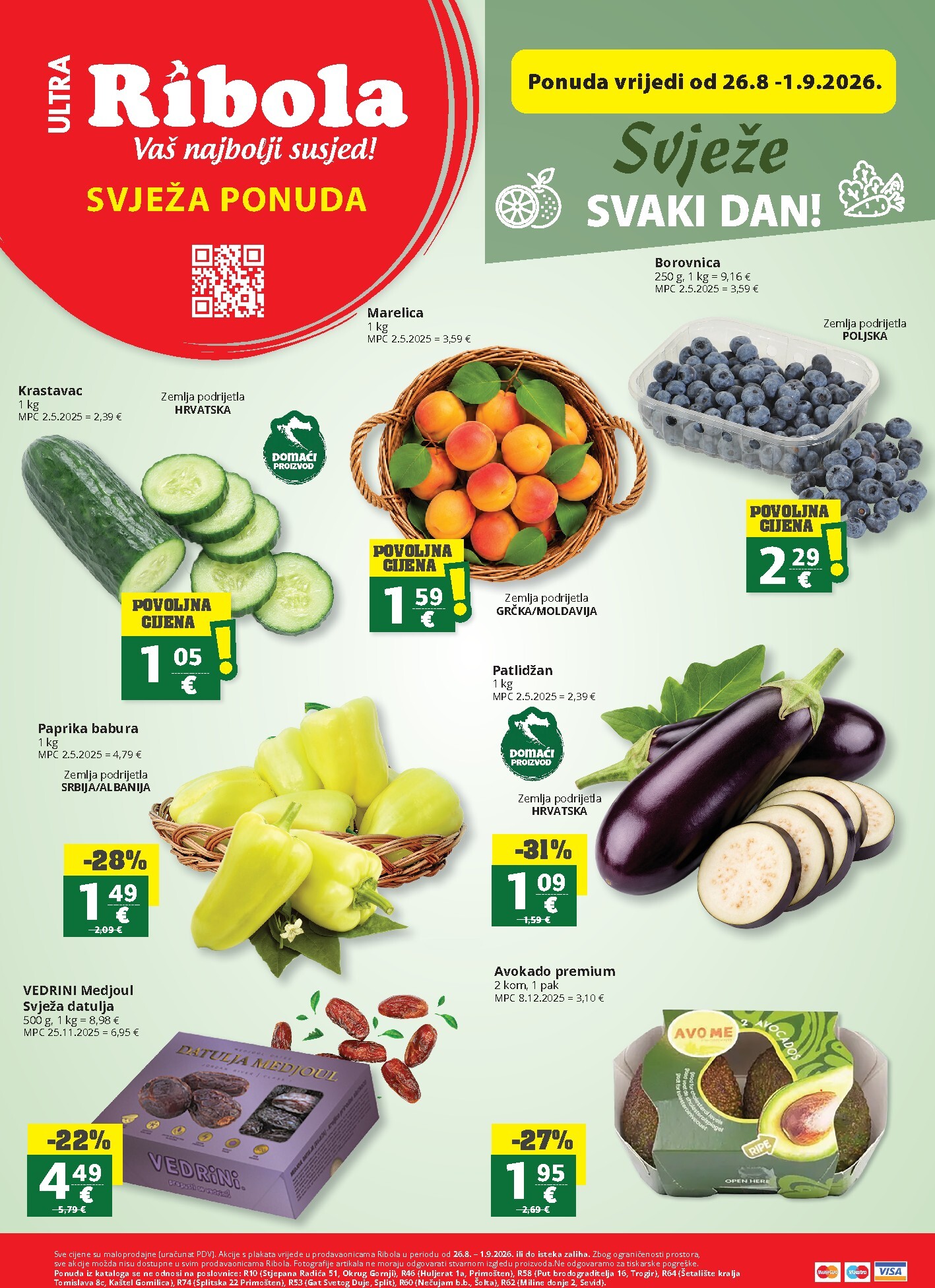 ribola - Aktualni katalog Ribola - Super ponuda od srijede, 26.08.2026 do utorka, 01.09.2026 - page: 1